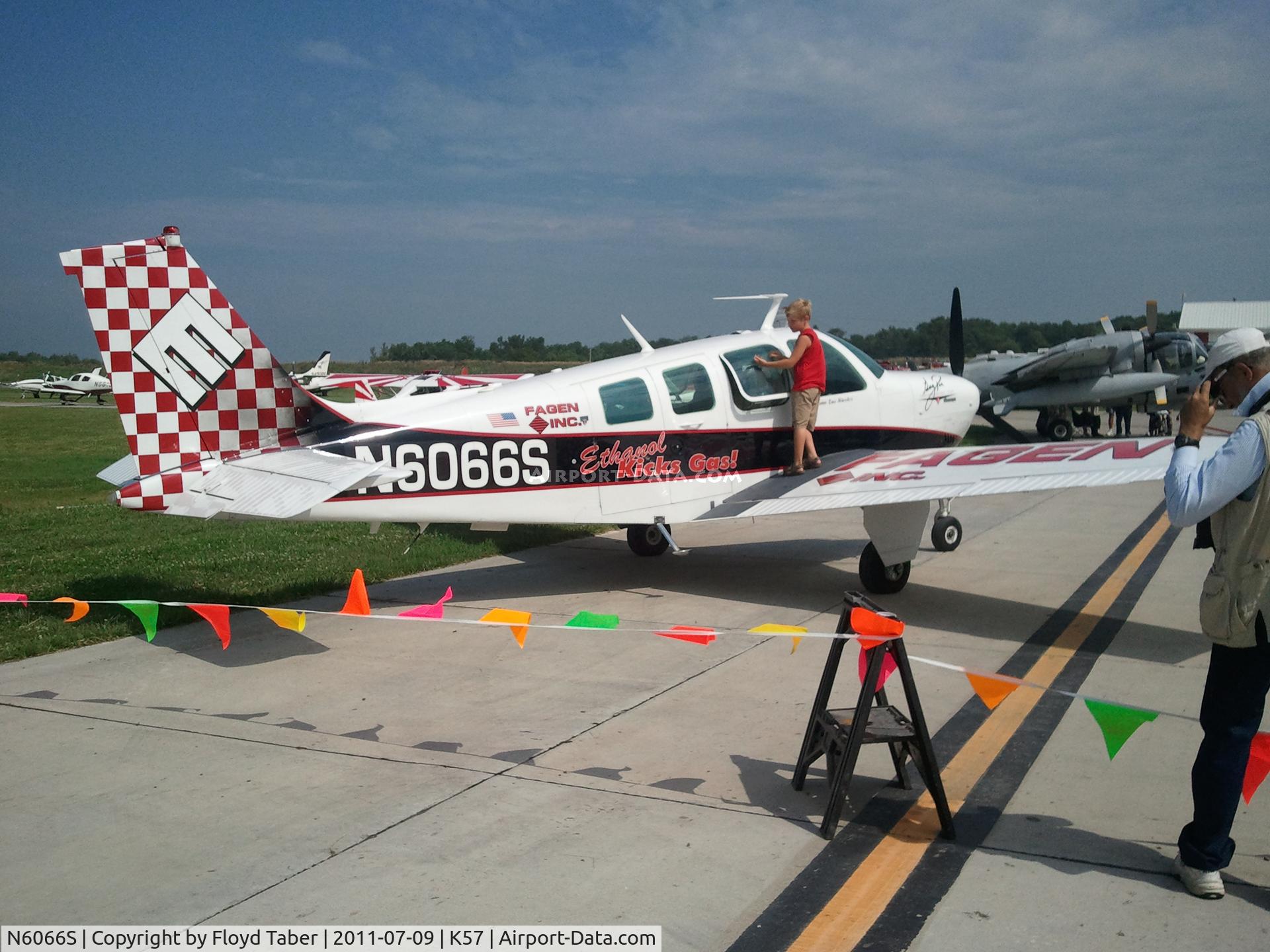 N6066S, 1975 Beech A36 Bonanza 36 C/N E-774, Promoting ethanol fuels in an Airplane running 100 Low Lead because its unsafe to use ethanol in flight