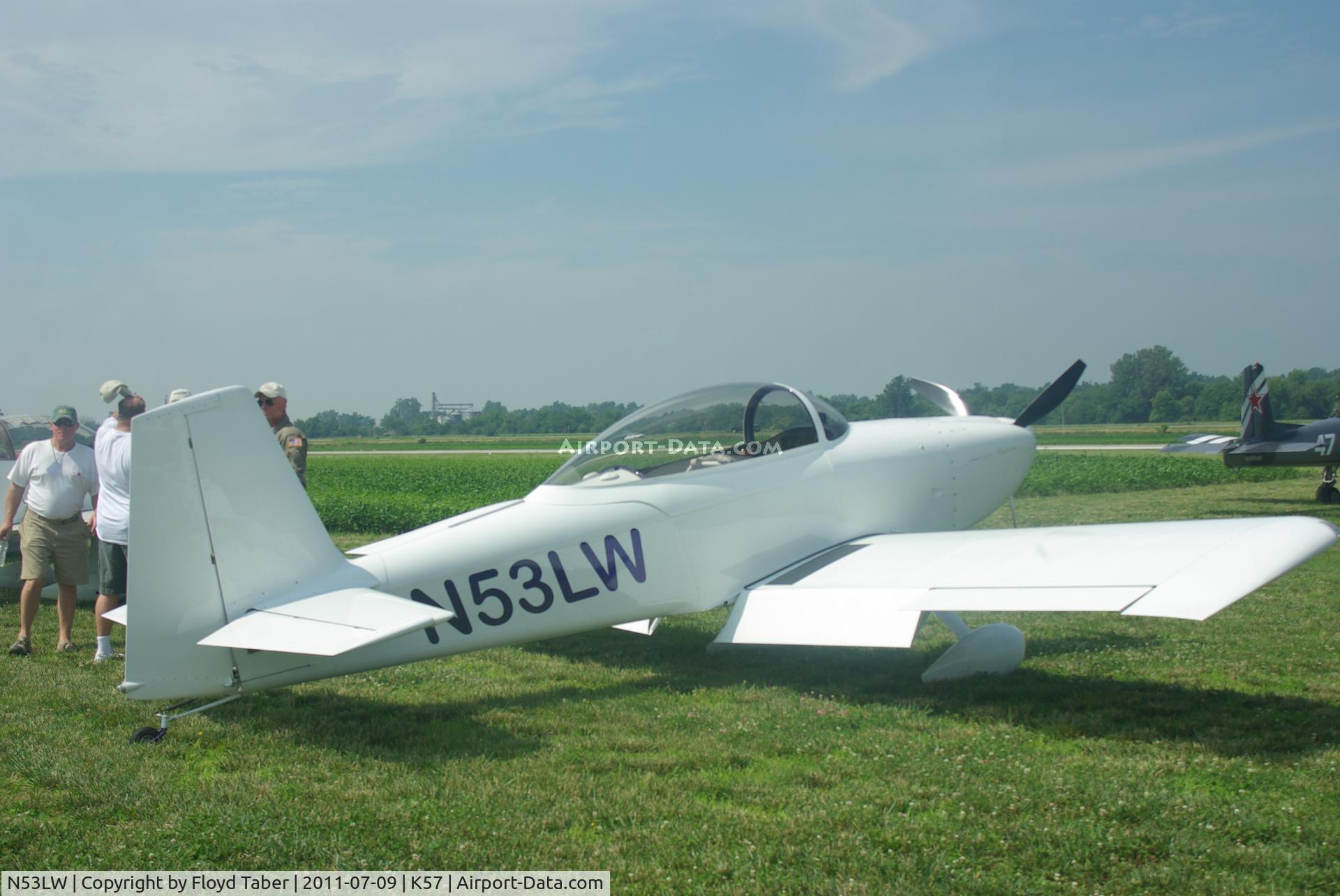 N53LW, 2009 Vans RV-8 C/N 82126, At the Flying Wingnuts Airshow