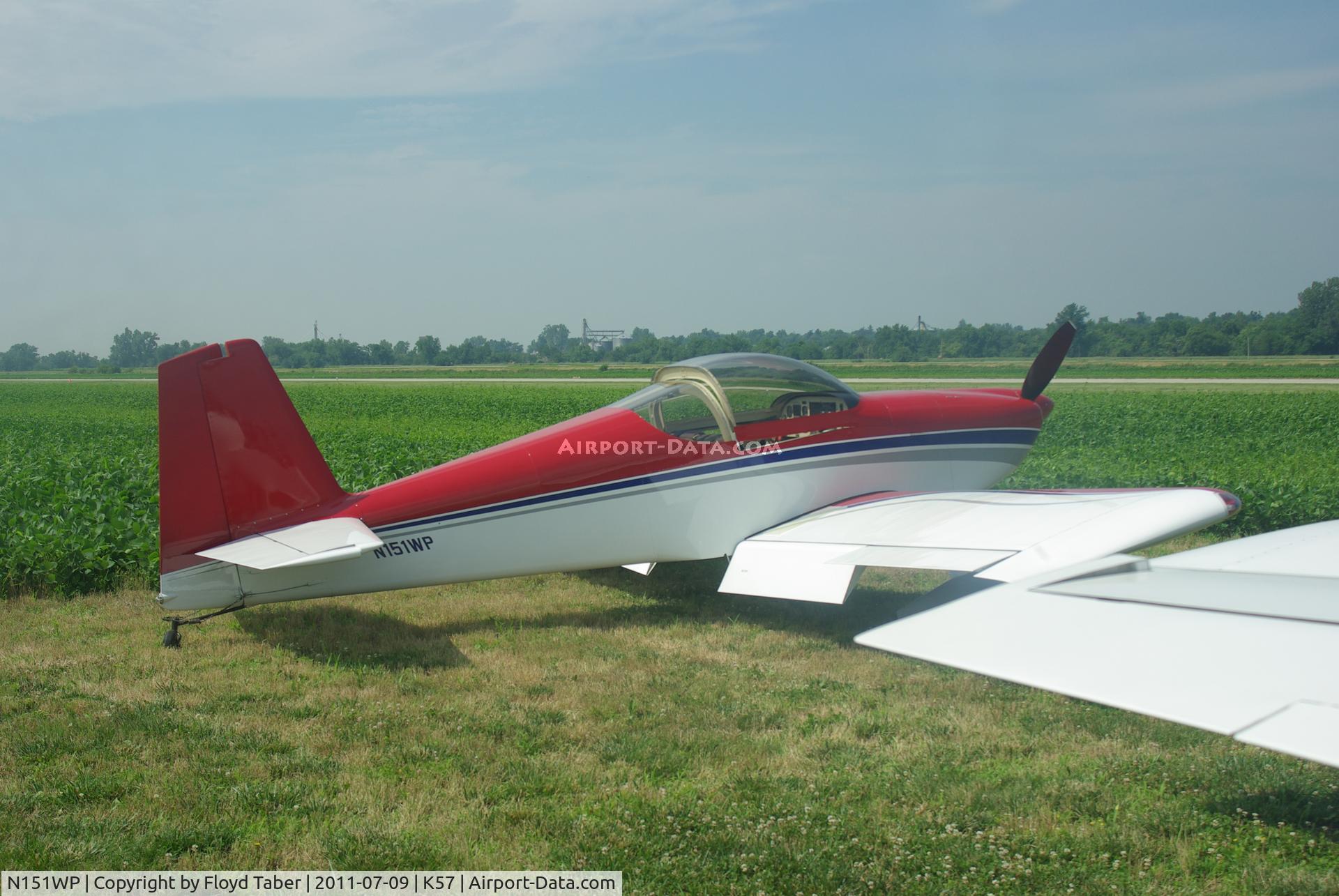N151WP, 2007 Vans RV-7 C/N 71494, At the Flying Wingnuts Airshow