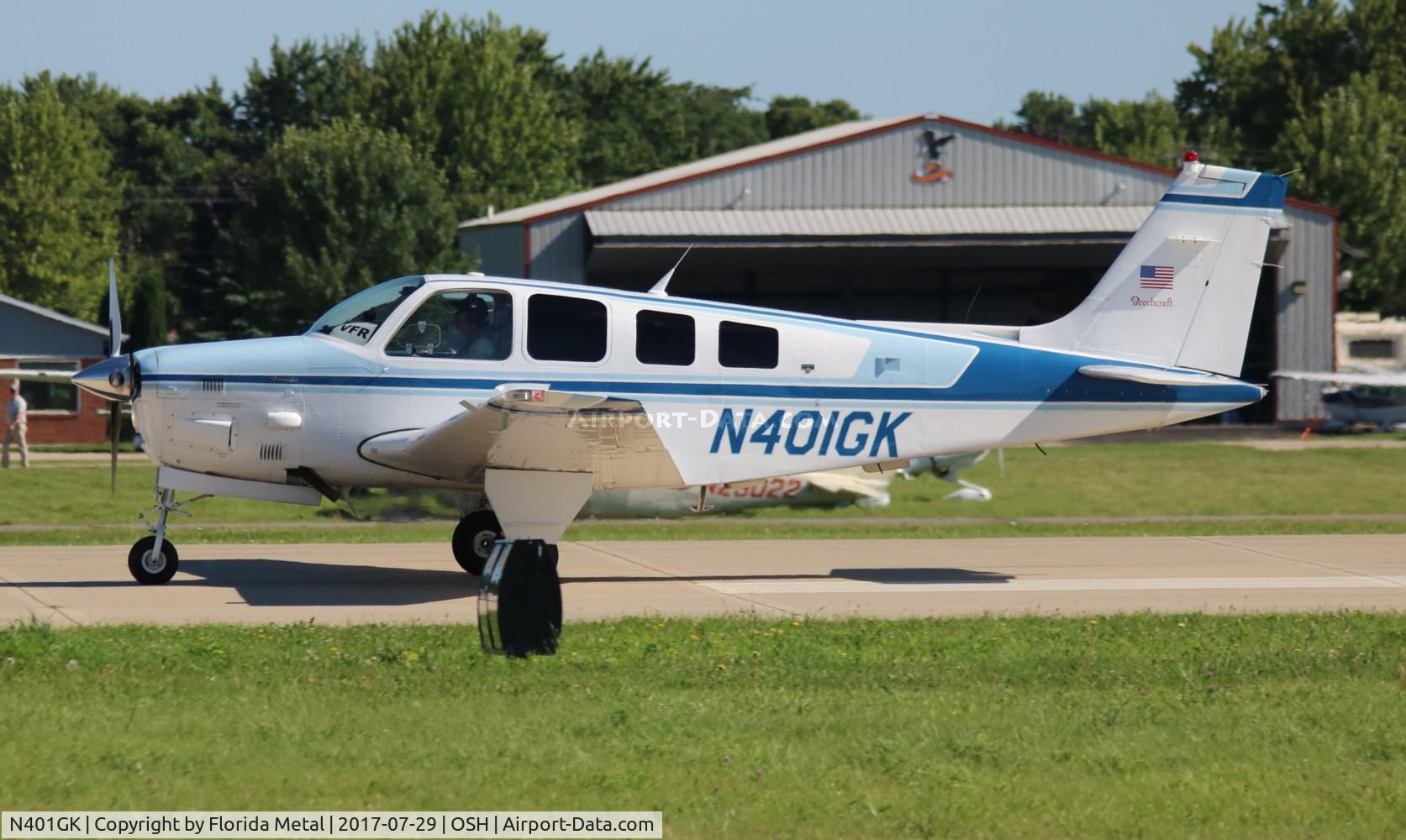 N401GK, 1986 Beech B36TC Bonanza C/N EA-459, Beech 36