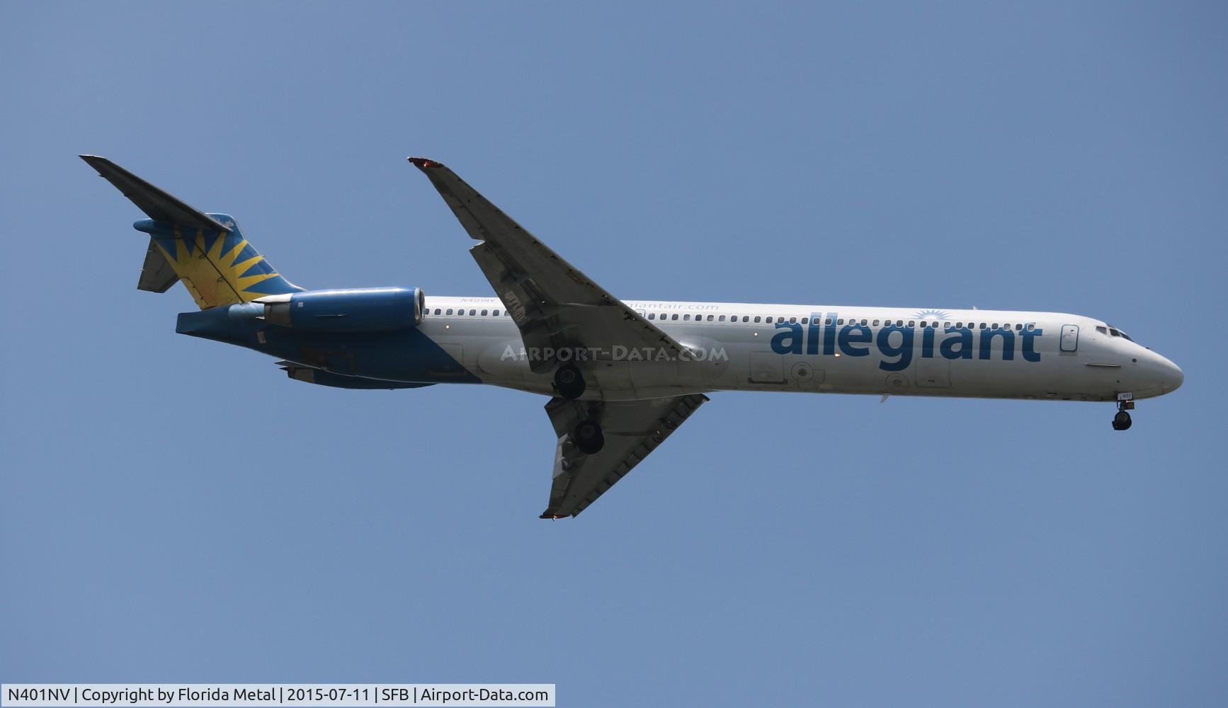 N401NV, 1989 McDonnell Douglas MD-88 C/N 49761, Allegiant