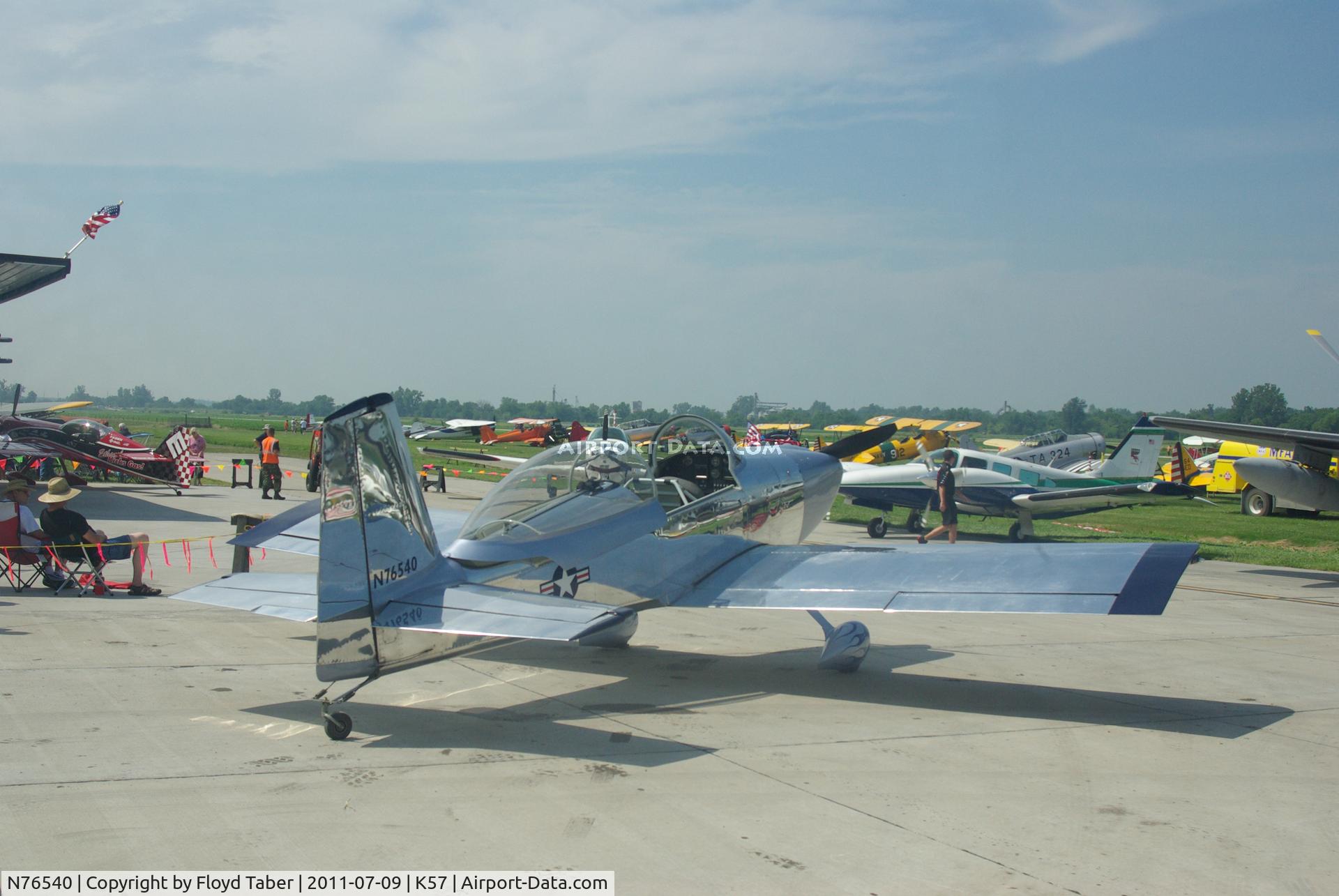 N76540, Vans RV-8 C/N 80733, At the Flying Wingnuts Airshow