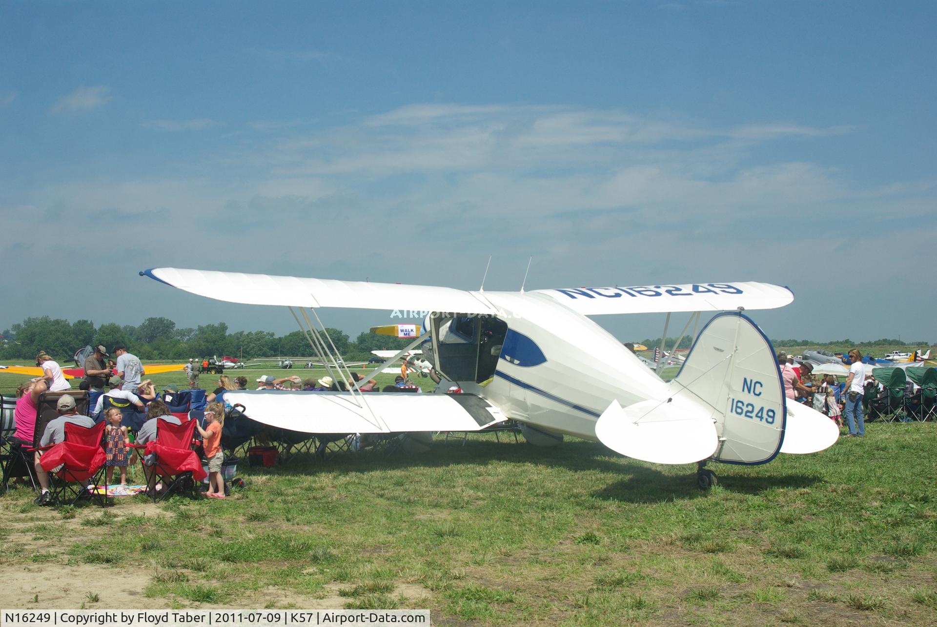 N16249, 1936 Waco YKS-6 C/N 4466, At the Flying Wingnuts Airshow