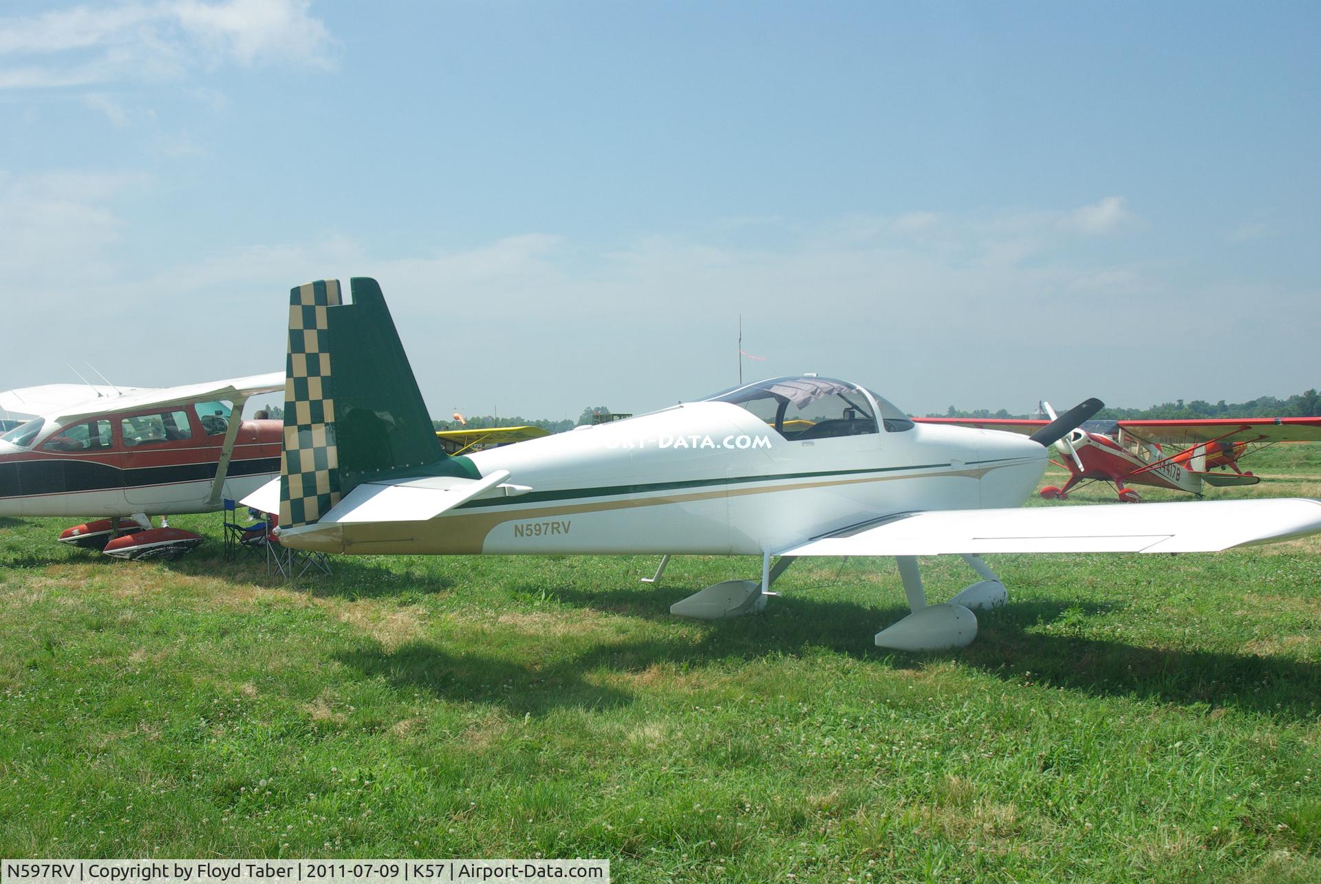 N597RV, 2007 Vans RV-7A C/N 70936, At the Flying Wingnuts Airshow