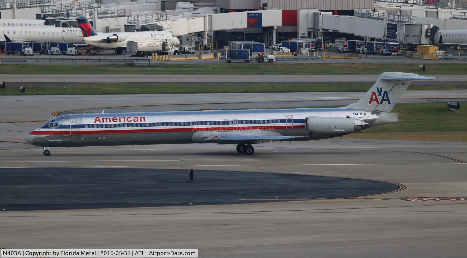 N403A, 1986 McDonnell Douglas MD-82 (DC-9-82) C/N 49314, American