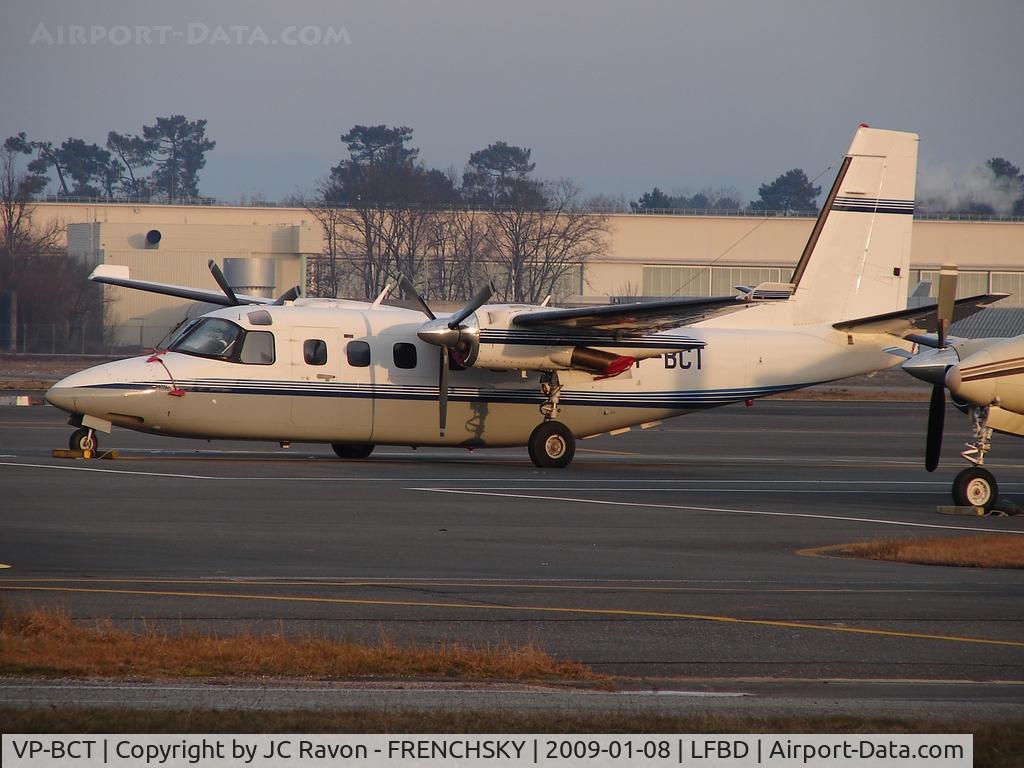 VP-BCT, 1985 Aero Commander 695B Jetprop 1000 C/N 96208, Commander parking Kilo