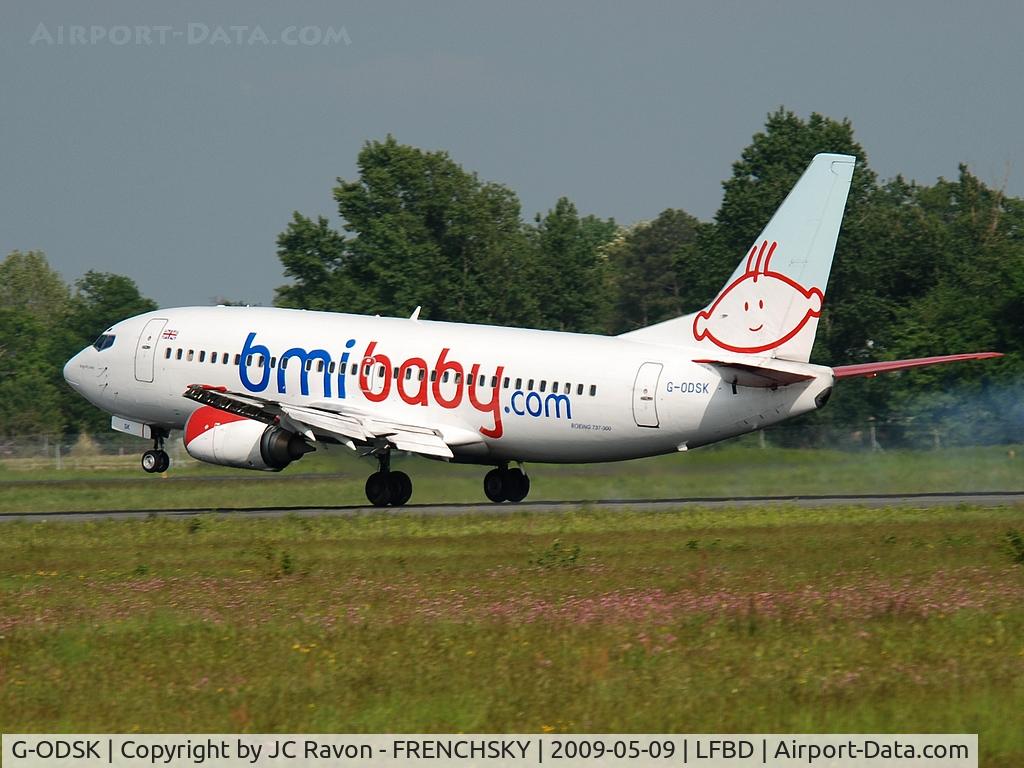 G-ODSK, 1997 Boeing 737-37Q C/N 28537, Dragonfly Baby landing 05 from Manchester