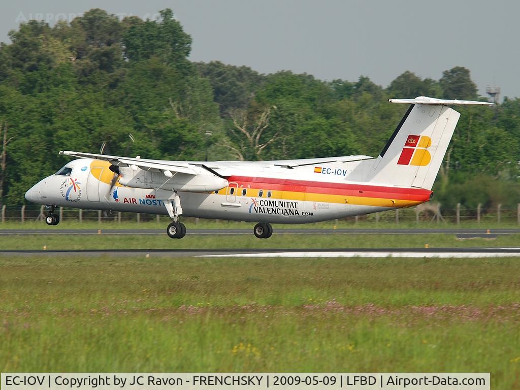 EC-IOV, 2001 De Havilland Canada DHC-8-315 Dash 8 C/N 581, Air Nostrum landing runway 05 from Madrid Barajas