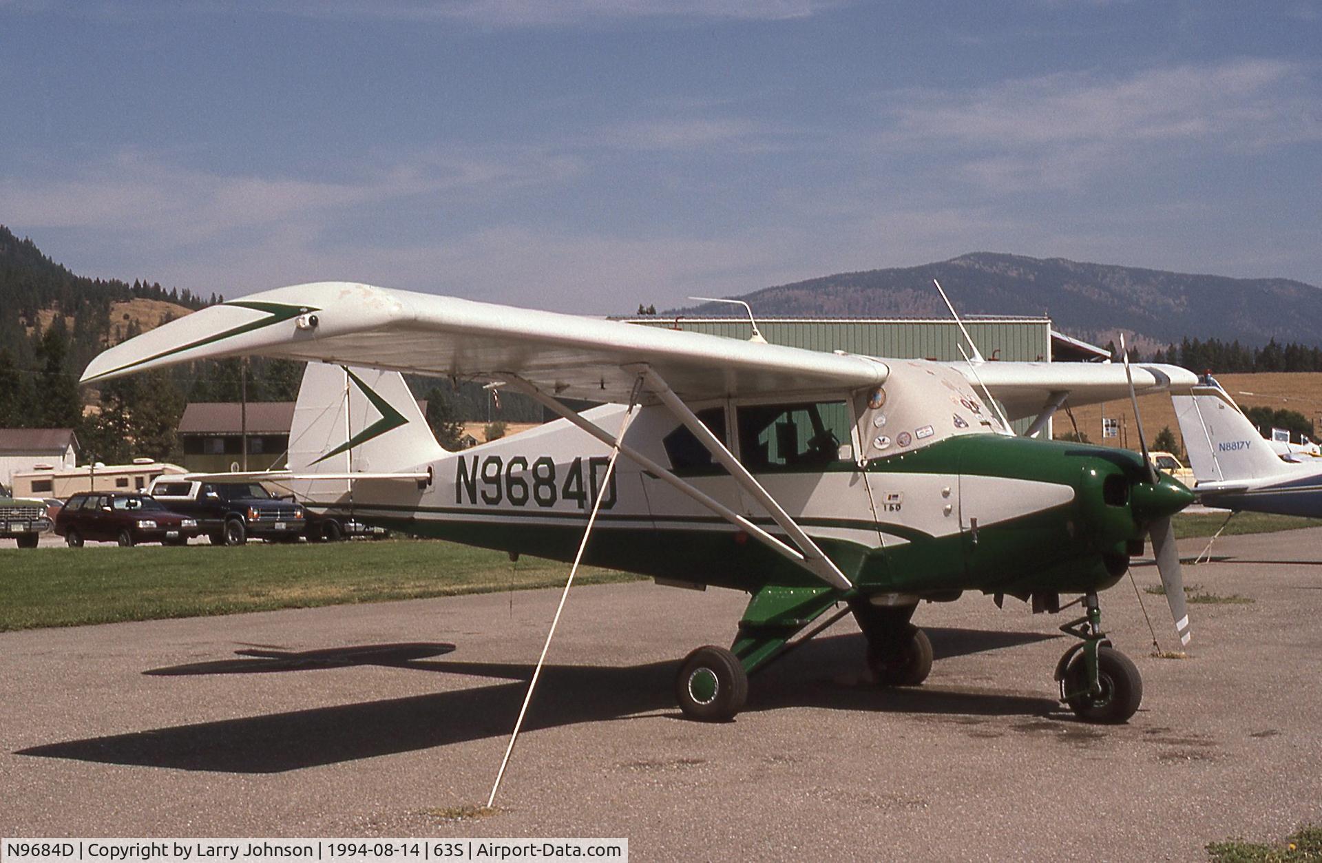 N9684D, 1959 Piper PA-22-160 Tri Pacer C/N 22-6601, I shot this in 63S.