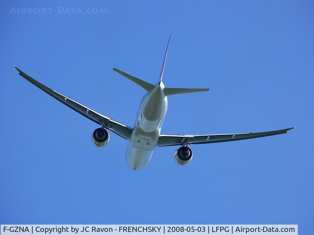 F-GZNA, 2007 Boeing 777-328/ER C/N 35297, Air France take off to Montréal
