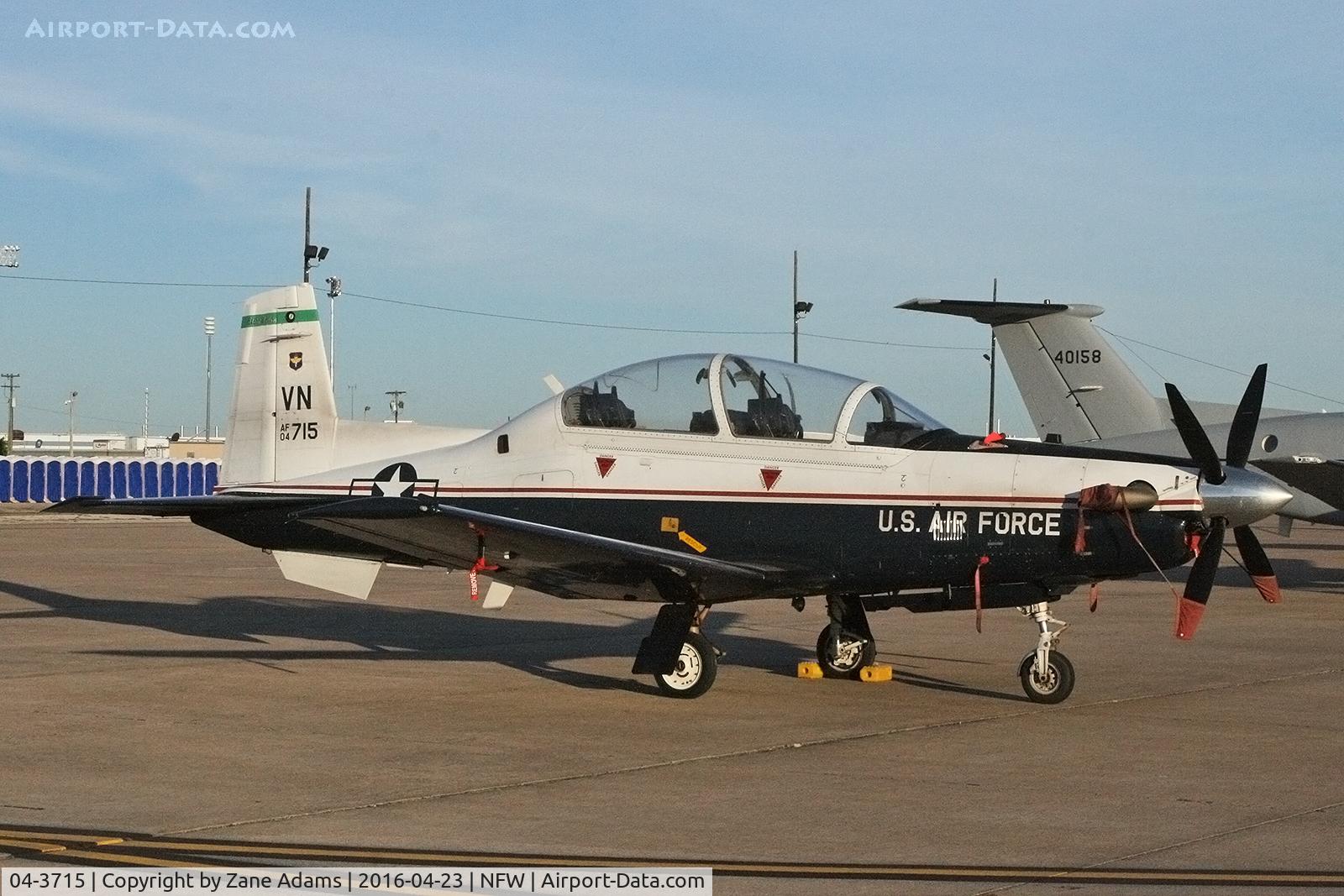 04-3715, 2004 Raytheon T-6A Texan II C/N PT-267, At the 2016 Airpower Expo - NAS Fort Worth