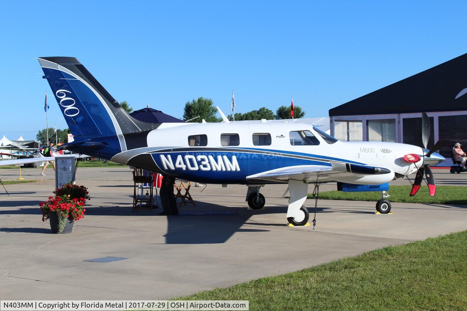 N403MM, 2014 Piper PA-46-500TP Malibu Meridian M600 C/N 4698003, Piper M600