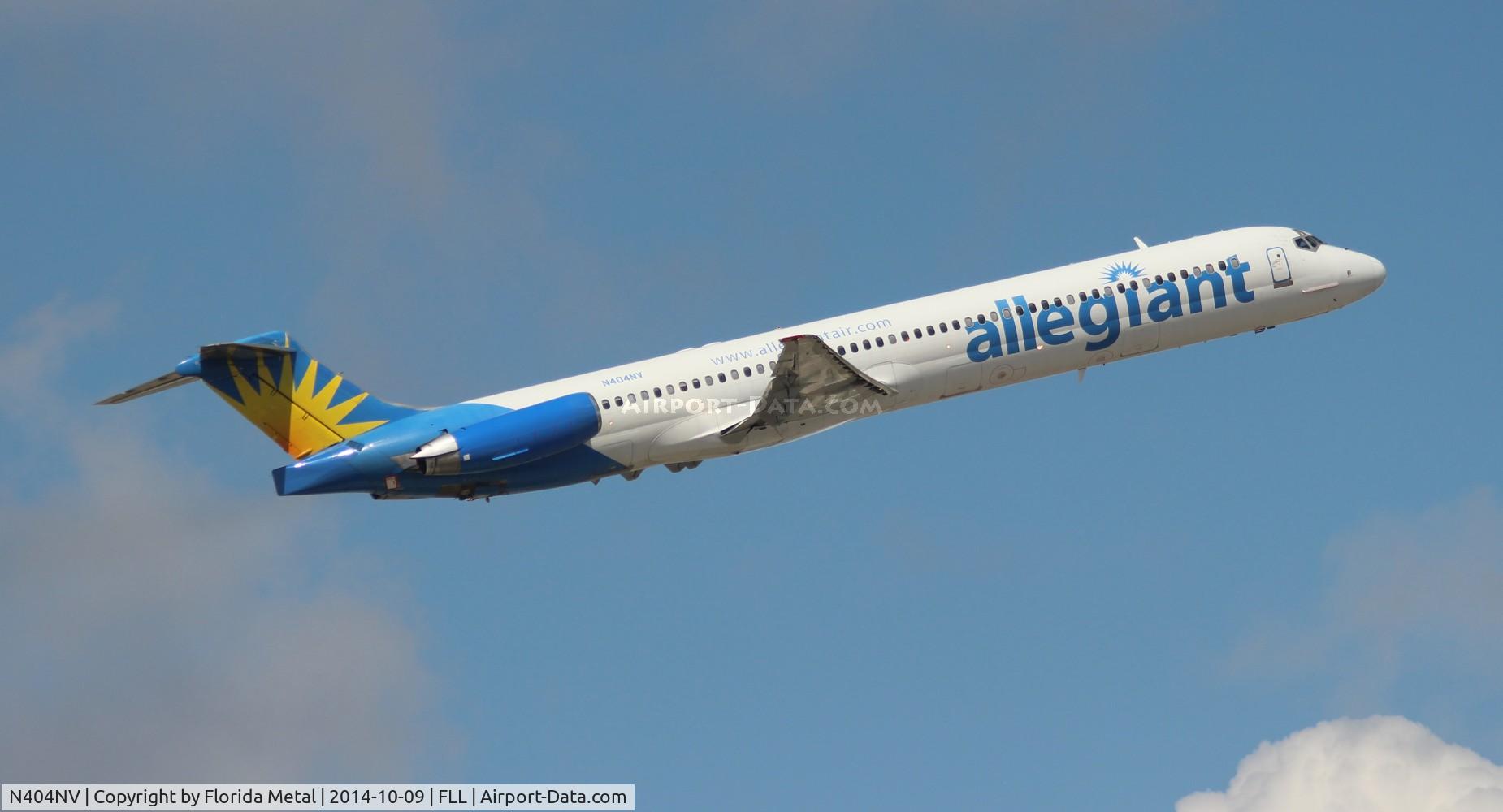 N404NV, 1989 McDonnell Douglas MD-88 C/N 49765, Allegiant