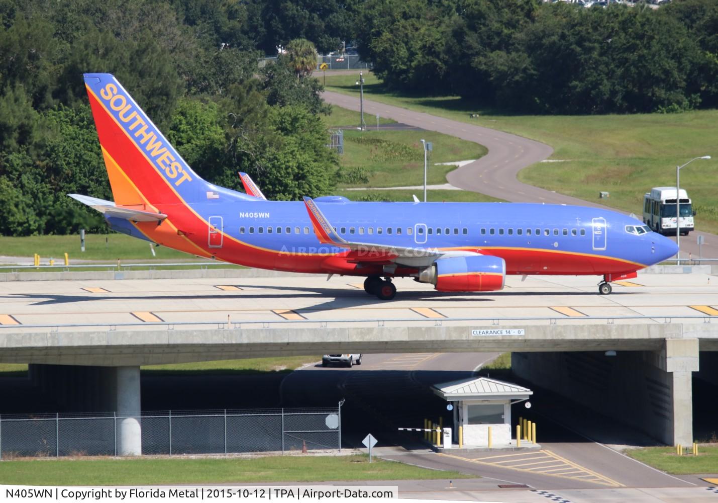N405WN, 2001 Boeing 737-7H4 C/N 27893, Southwest