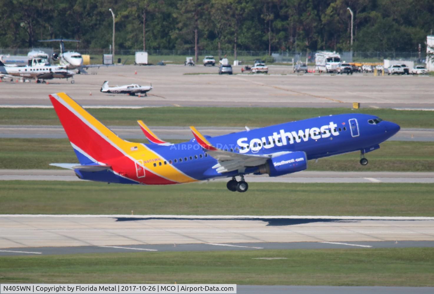 N405WN, 2001 Boeing 737-7H4 C/N 27893, Southwest