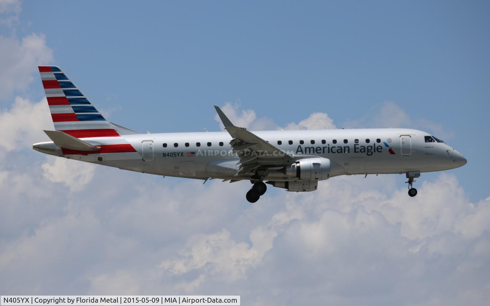 N405YX, 2013 Embraer 175LR (ERJ-170-200LR) C/N 17000368, American Eagle