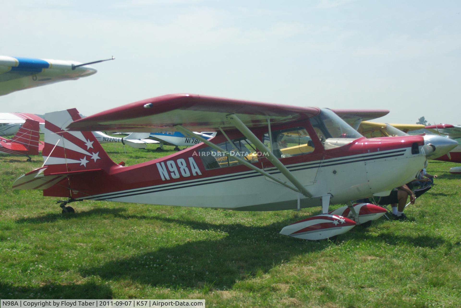 N98A, 1973 Bellanca 8KCAB Decathlon C/N 64-73, At the Flying Wingnuts Airshow
