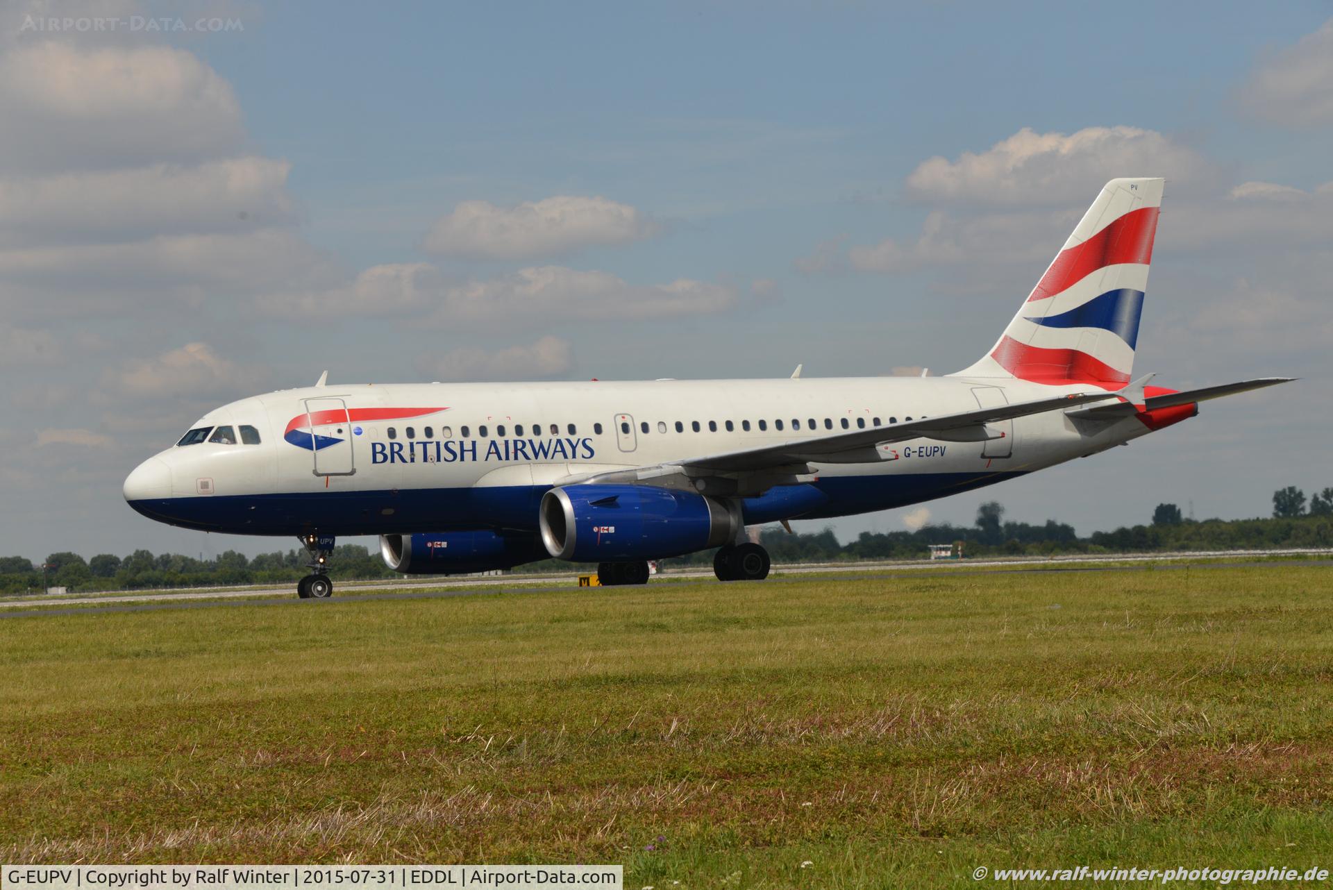 G-EUPV, 2001 Airbus A319-131 C/N 1423, Airbus A319-131 - DA BAW British Airways - 1423 - G-EUPV - 31.07.2015 - DUS