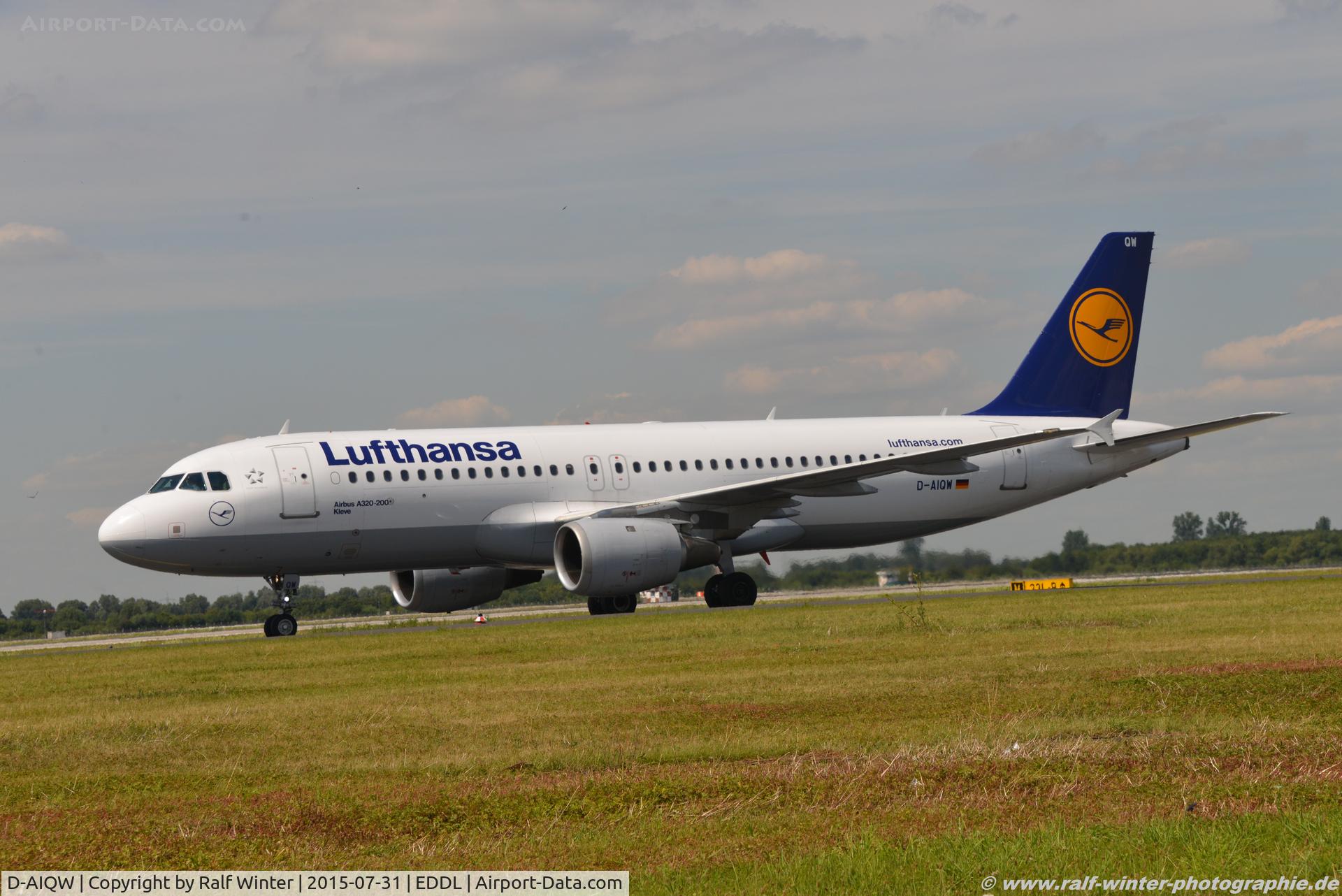 D-AIQW, 2000 Airbus A320-211 C/N 1367, Airbus A320-211 - LH DLH Lufthansa 'Kleve' - 1367 - D-AIQW - 31.07.2015 - DUS