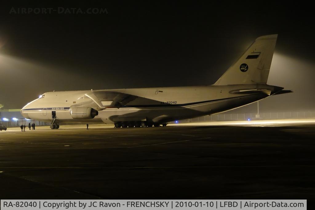 RA-82040, 1990 Antonov An-124-100 Ruslan C/N 9773053055086, 224Th Flight Unit Cargo Unit