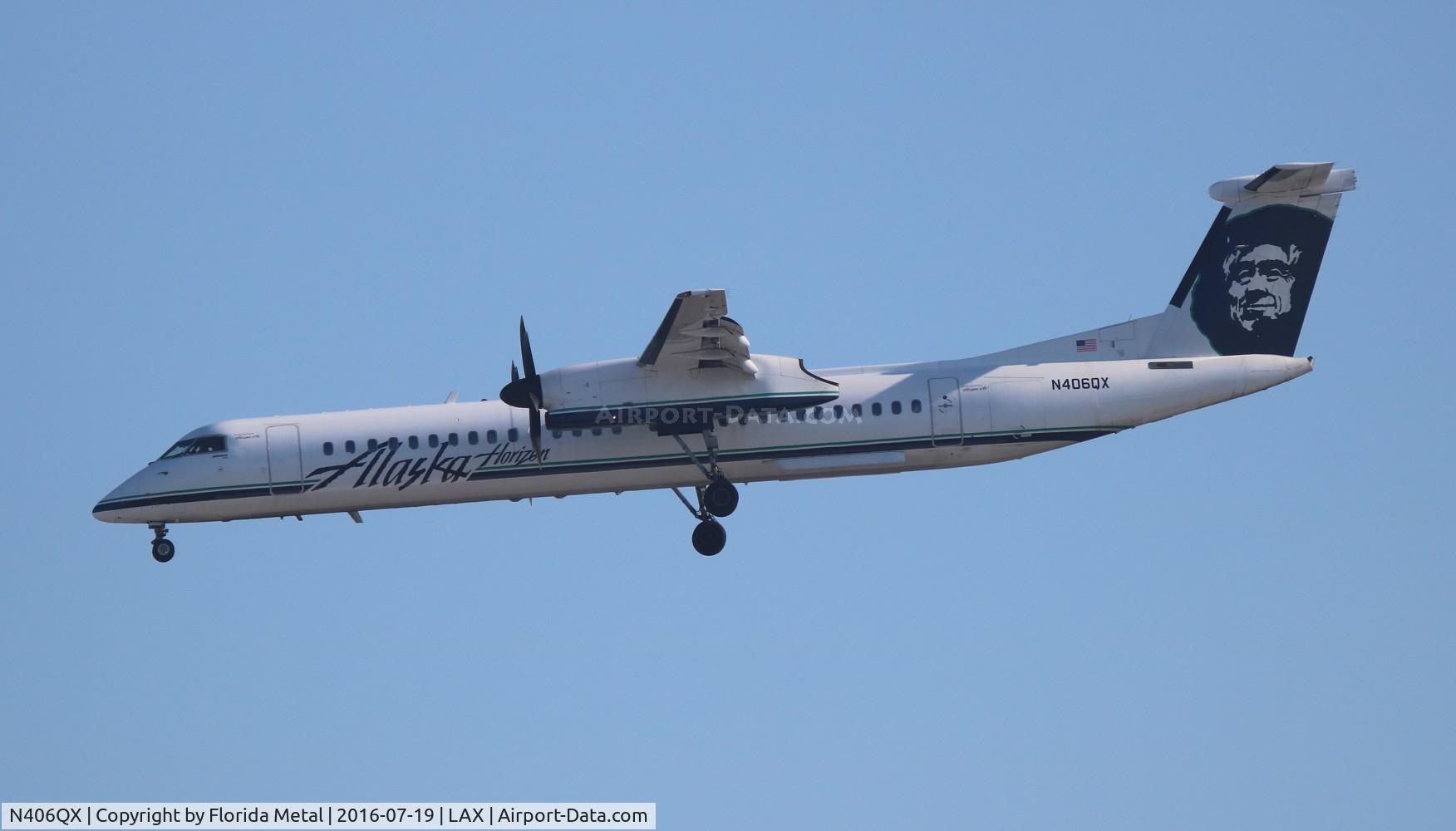 N406QX, 2001 Bombardier DHC-8-402 Dash 8 C/N 4048, Alaska Dash-8-400