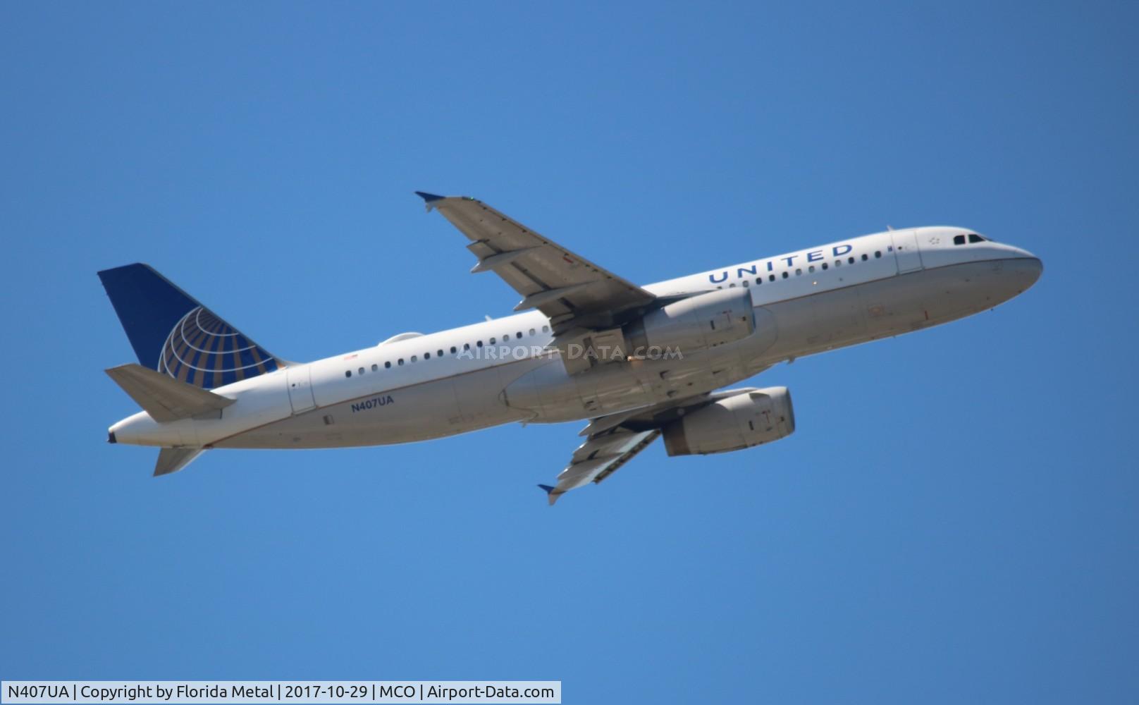 N407UA, 1994 Airbus A320-232 C/N 456, United