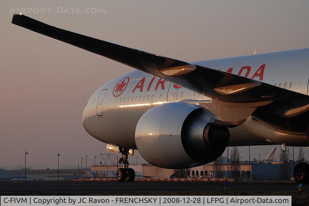 C-FIVM, 2008 Boeing 777-333/ER C/N 35251, Air Canada departure to Montréal