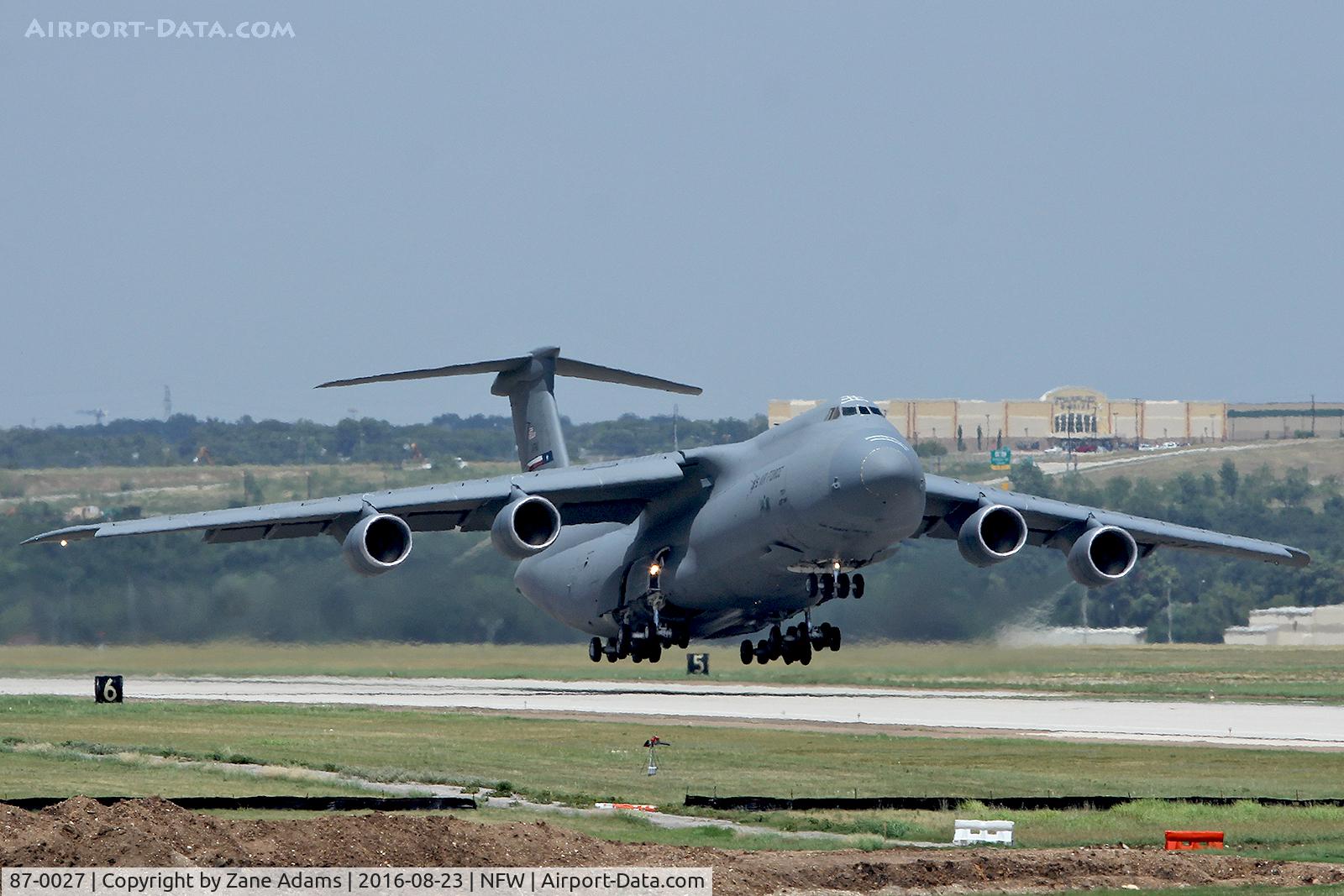 87-0027, Lockheed C-5M Super Galaxy C/N 500-0113, Departing NAS Fort Worth