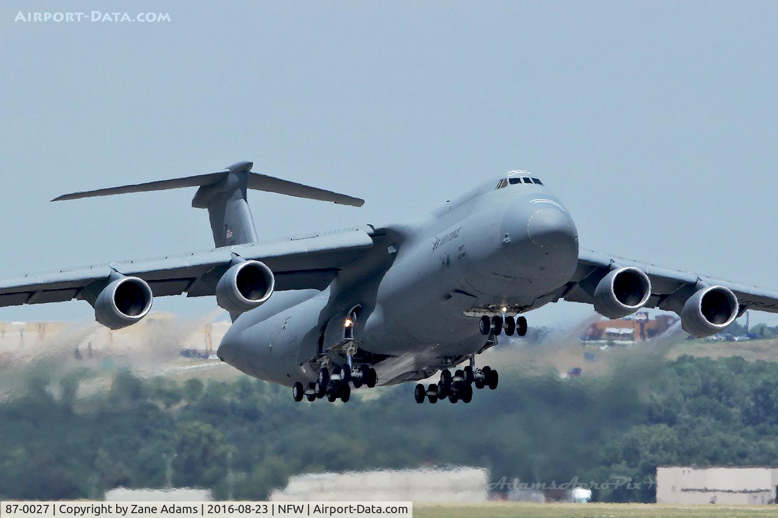 87-0027, Lockheed C-5M Super Galaxy C/N 500-0113, Departing NAS Fort Worth