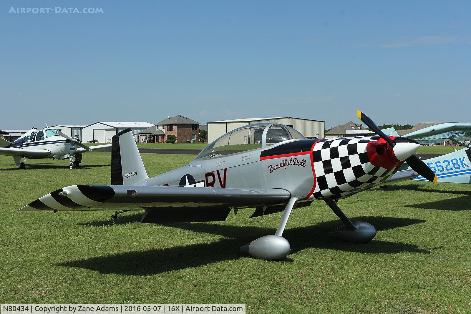 N80434, 2000 Vans RV-8 C/N 80434, At the 2016 Prowash Fly-in