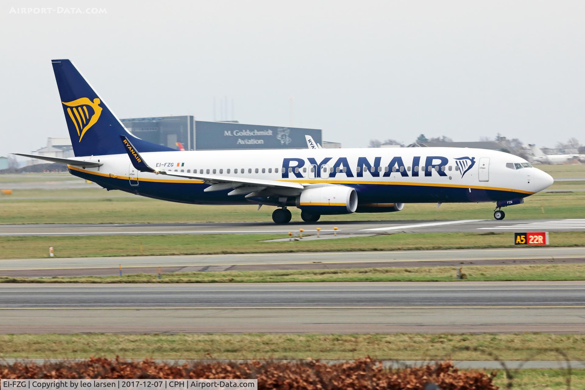 EI-FZG, 2017 Boeing 737-800 C/N 44780, Copenhagen 7.12.2017