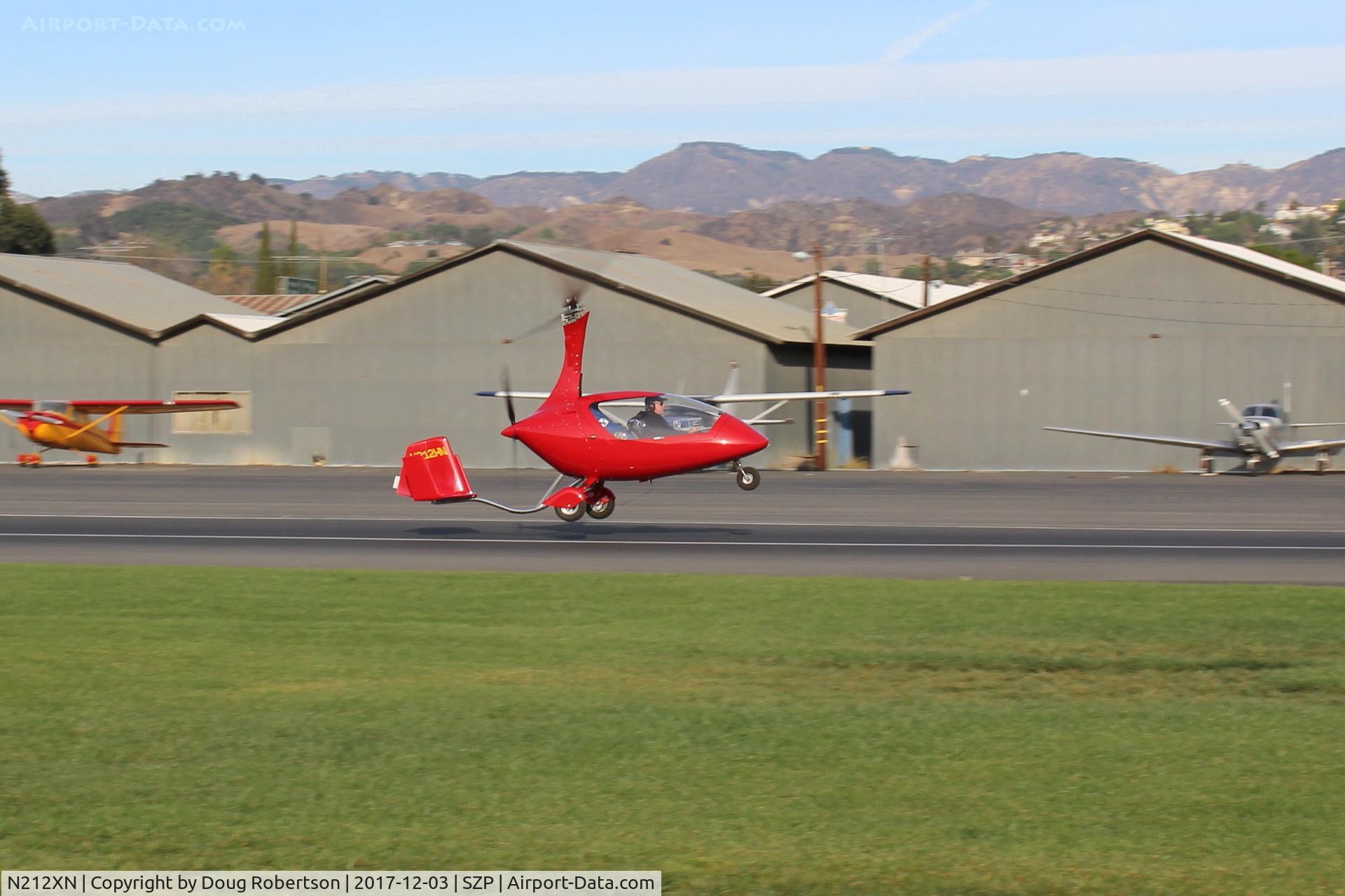 N212XN, 2015 AutoGyro Calidus C/N C00368, 2015 Pollock Autogyro Gmbh CALIDUS, Turbocharged Rotax 914ULS 115 Hp, landing near touchdown Rwy 04