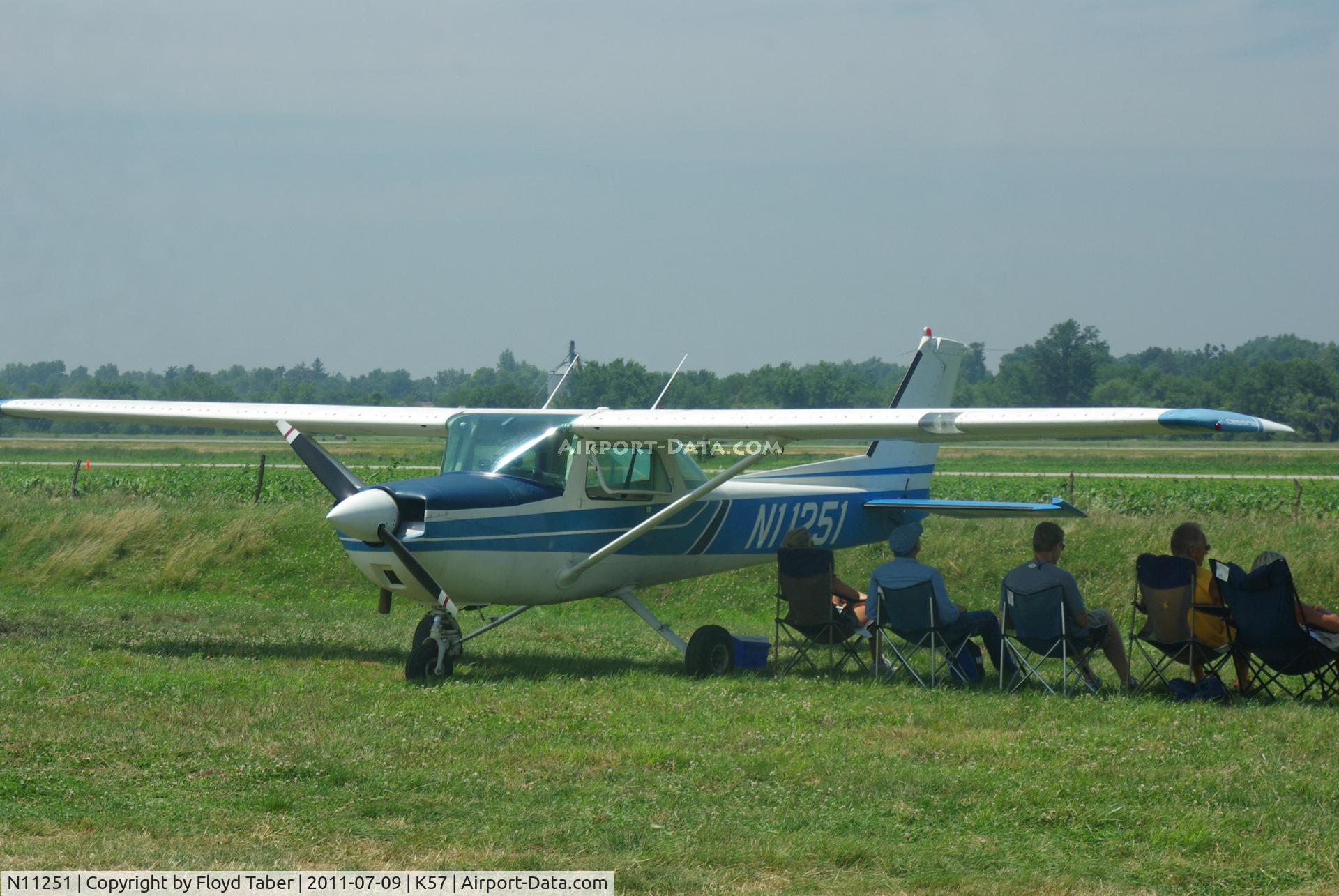 N11251, 1973 Cessna 150L C/N 15075278, At the Flying Wingnuts Airshow