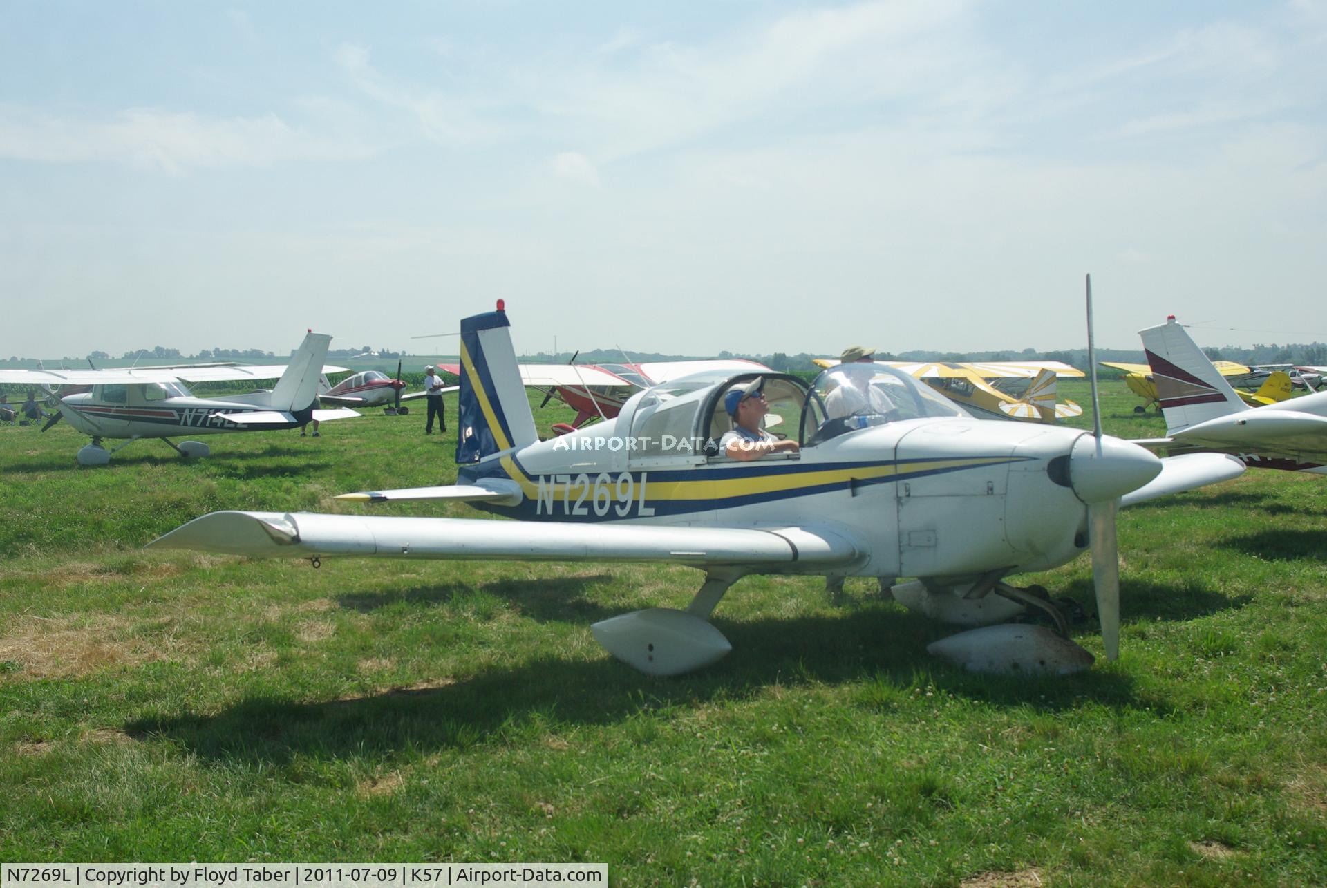 N7269L, 1972 American Aviation AA-1A Trainer C/N AA1A-0469, At the Flying Wingnuts Airshow