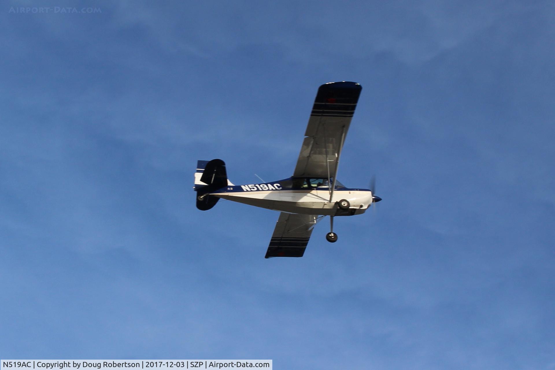 N519AC, 2000 American Champion 7GCBC C/N 1295-2000, 2000 American Champion 7GCBC EXPLORER, Lycoming O-320 150 Hp, takeoff climb Rwy 04