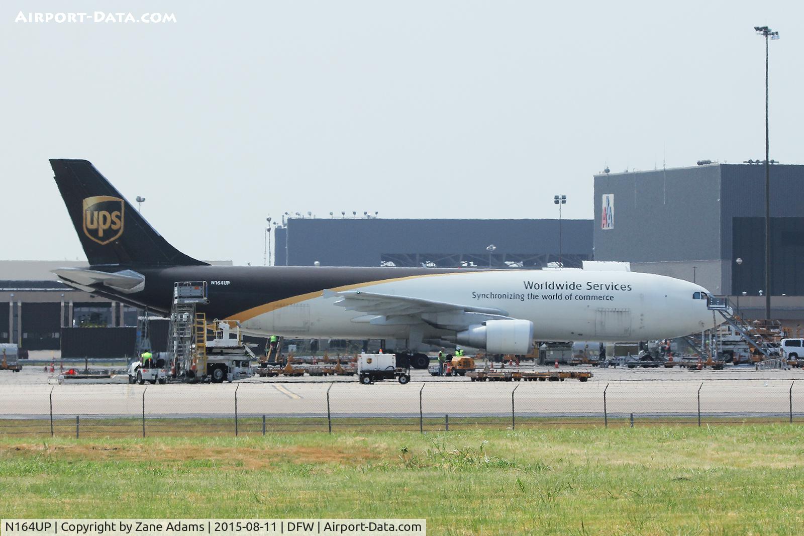 N164UP, 2005 Airbus A300F4-622R C/N 0853, On the UPS ramp at DFW Airport