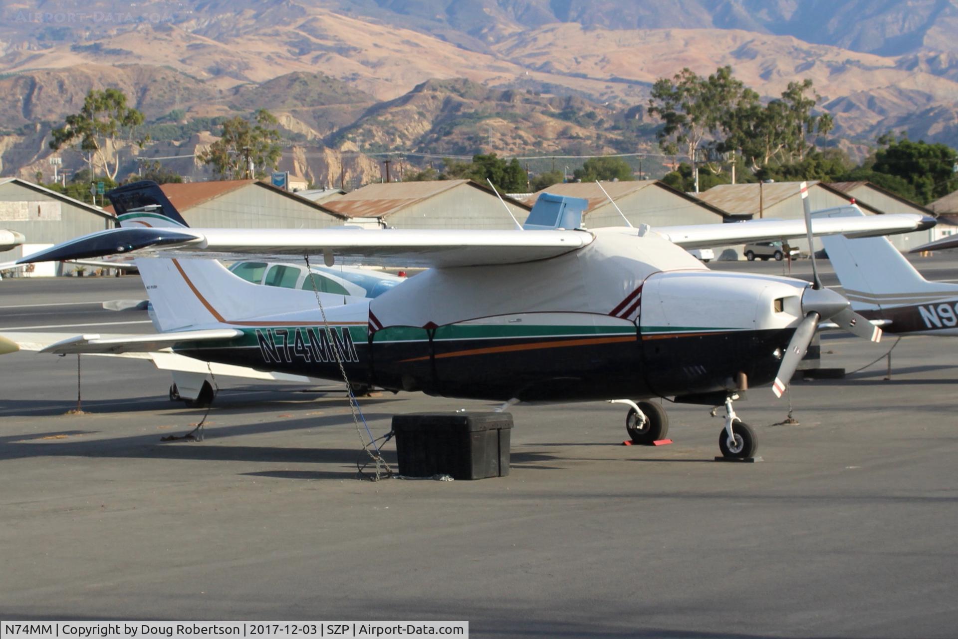 N74MM, 1974 Cessna T210L Turbo Centurion C/N 21060375, 1974 Cessna T210L TURBO CENTURION, Continental TSIO-550 310 Hp