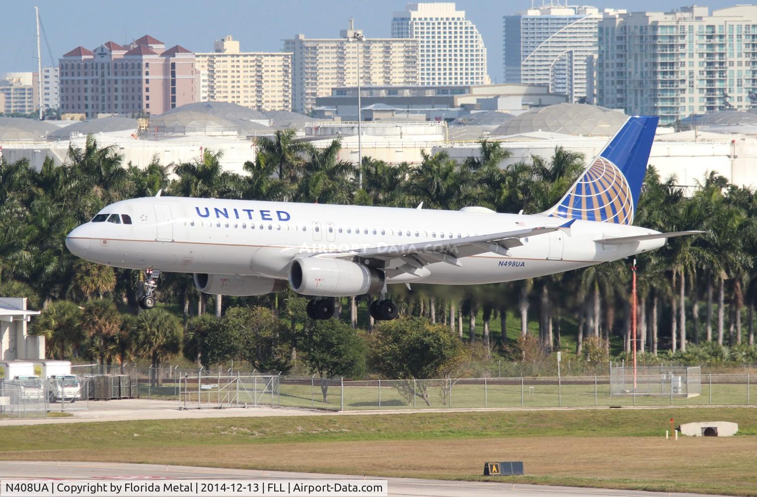 N408UA, 1994 Airbus A320-232 C/N 457, United