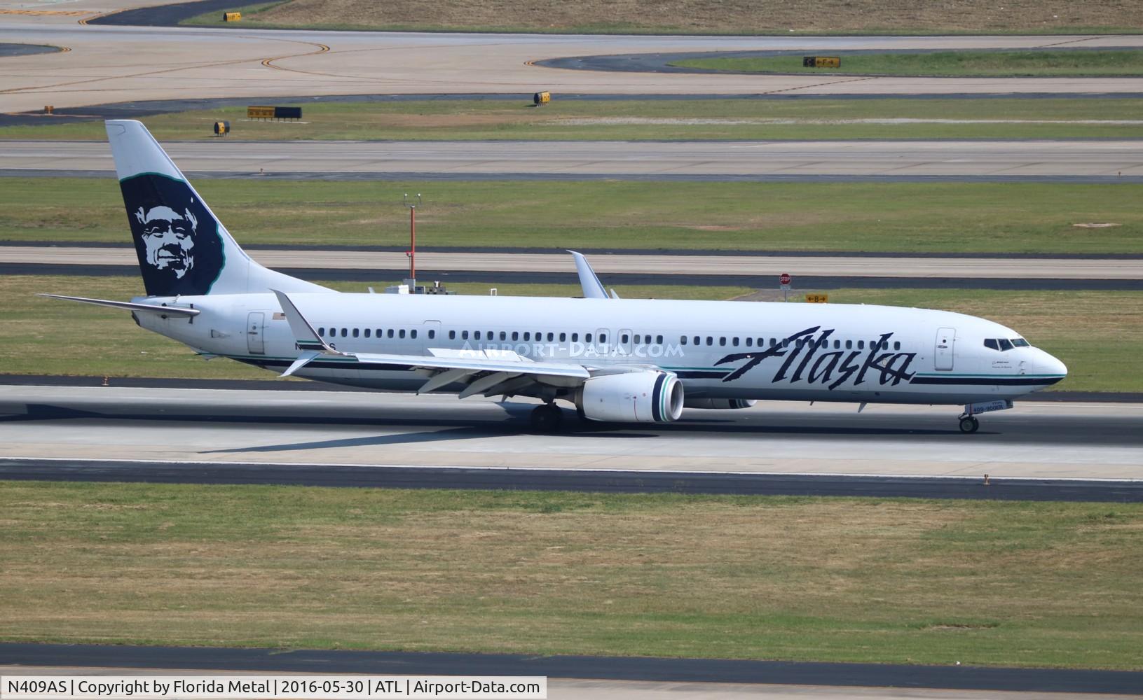N409AS, 2012 Boeing 737-990/ER C/N 41733, Alaska