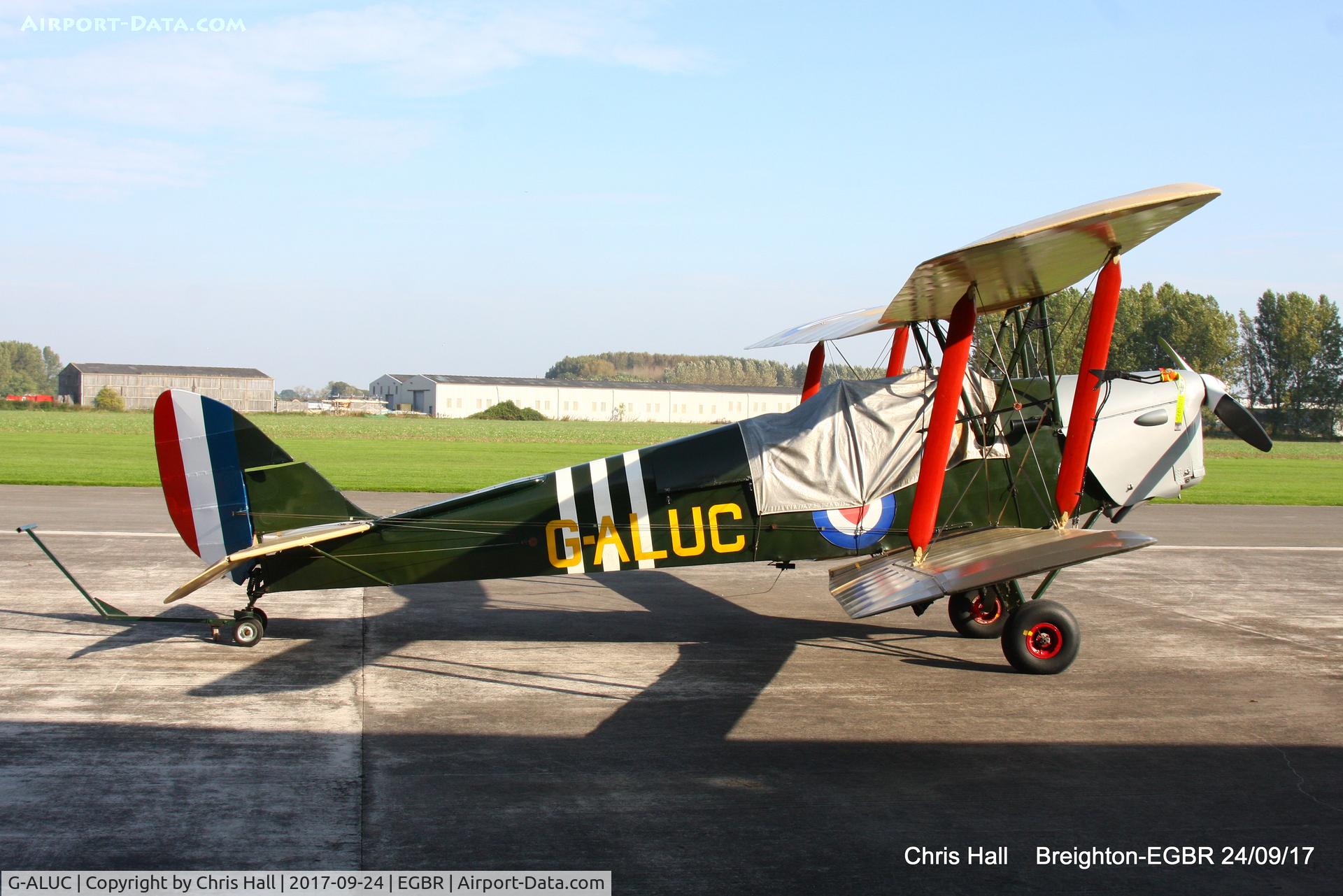 G-ALUC, 1940 De Havilland DH-82A Tiger Moth II C/N 83094, at Breighton