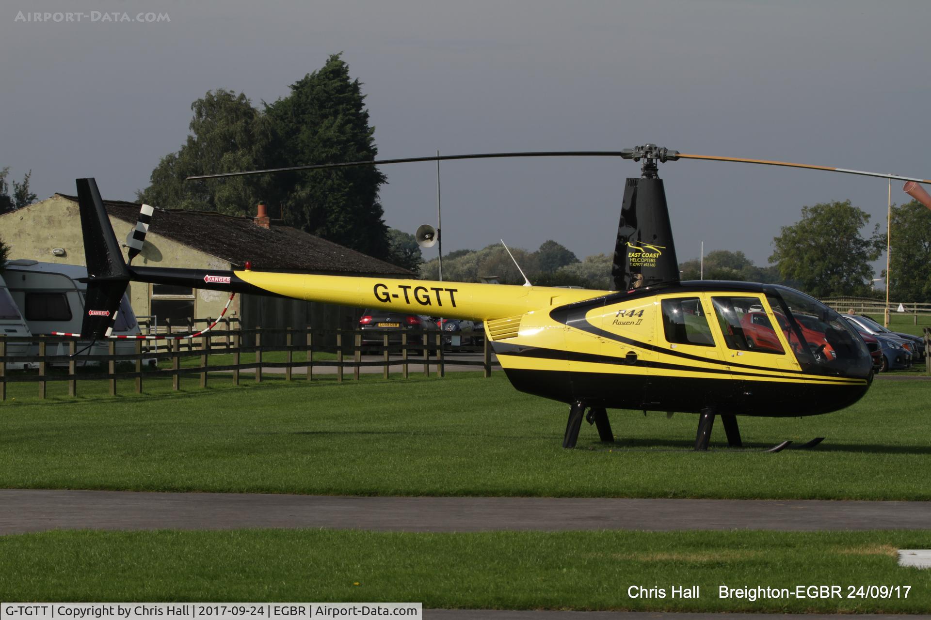 G-TGTT, 2002 Robinson R44 Raven II C/N 10023, at Breighton