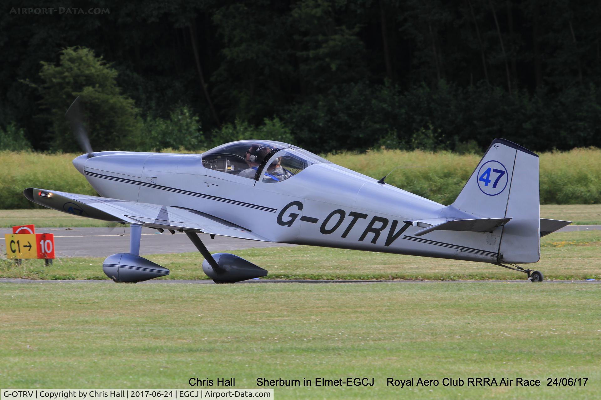 G-OTRV, 1999 Vans RV-6 C/N PFA 181-13302, Royal Aero Club RRRA Air Race