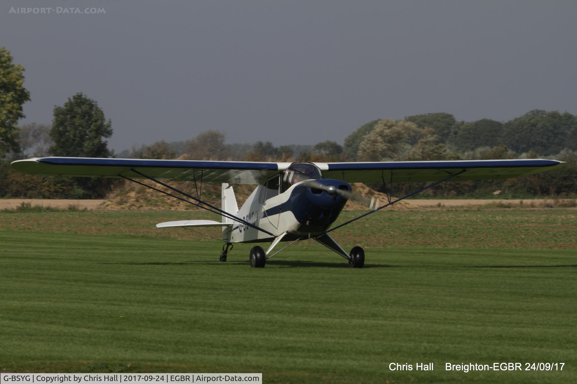 G-BSYG, 1947 Piper PA-12 Super Cruiser C/N 12-2106, at Breighton