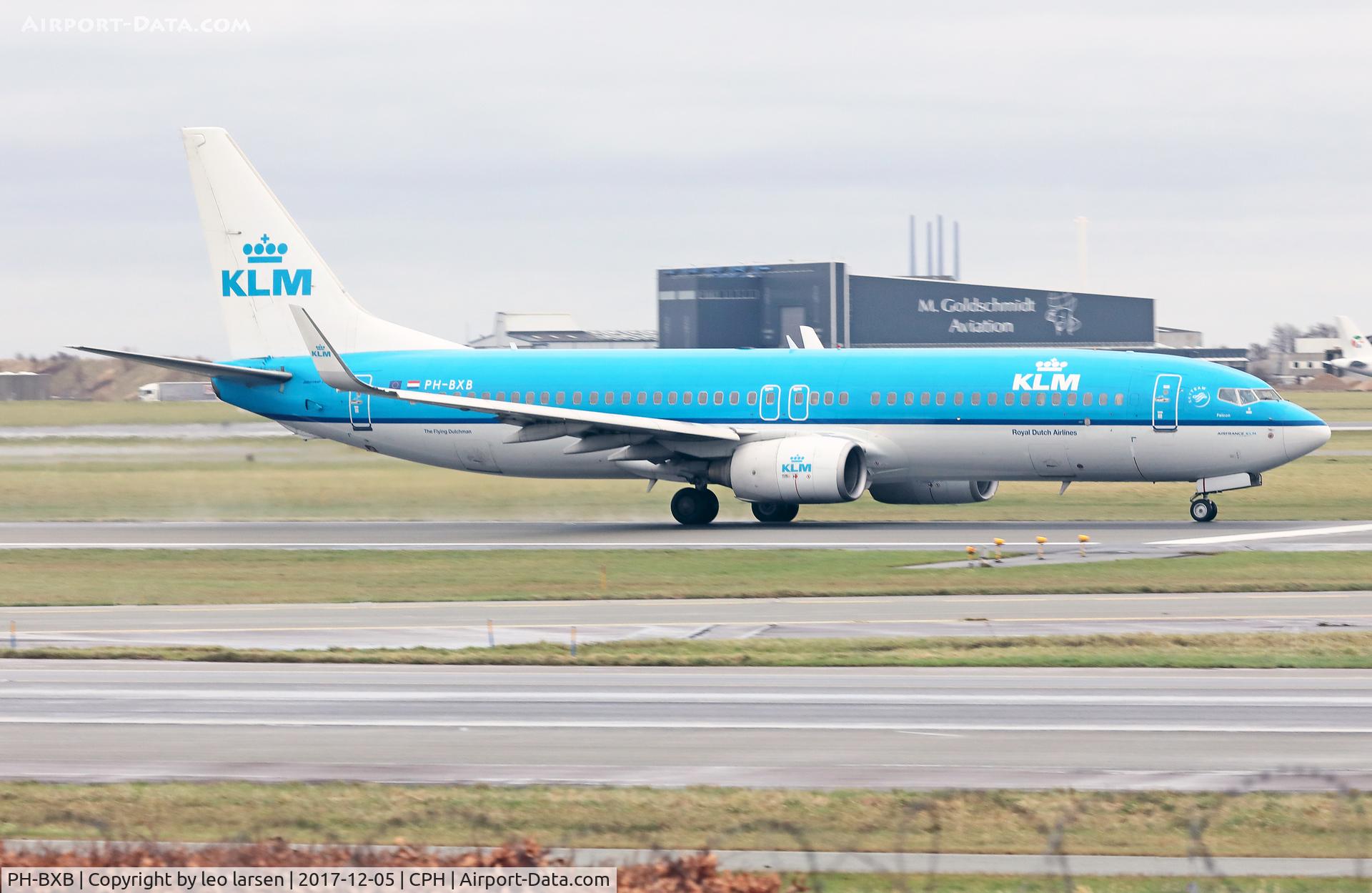 PH-BXB, 1999 Boeing 737-8K2 C/N 29132, Copenhagen 5.12.2017