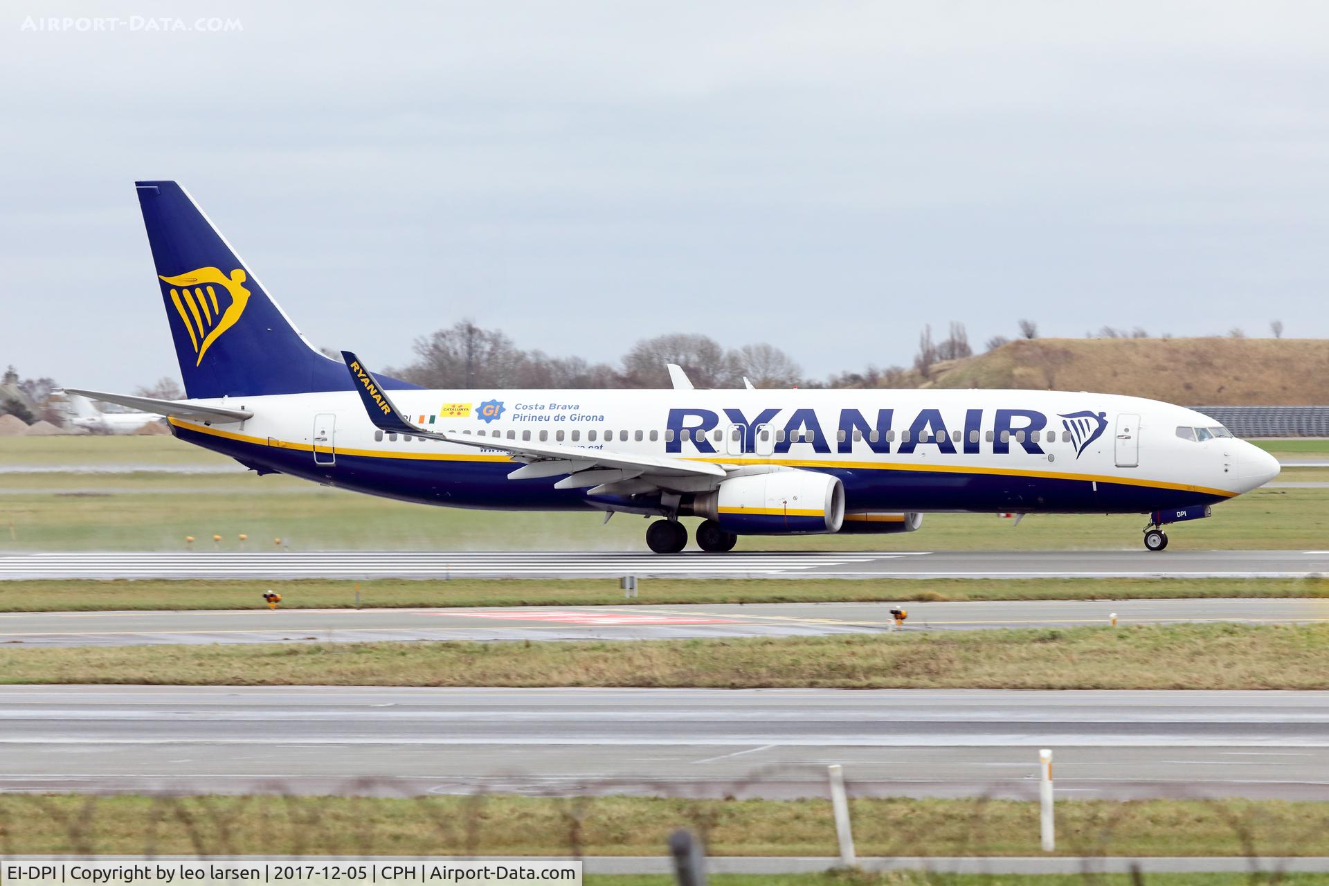 EI-DPI, 2007 Boeing 737-8AS C/N 33608, Copenhagen 5.12.2017
