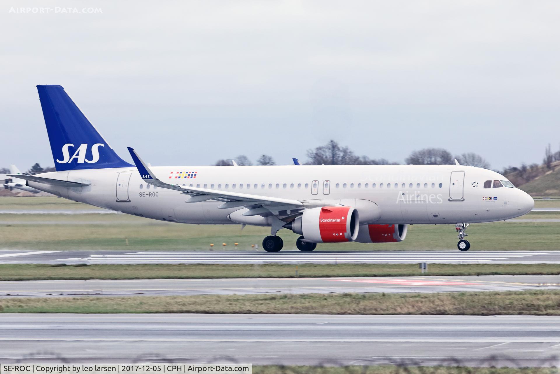SE-ROC, 2017 Airbus A320-251N C/N 7723, Copenhagen 5.12.2017