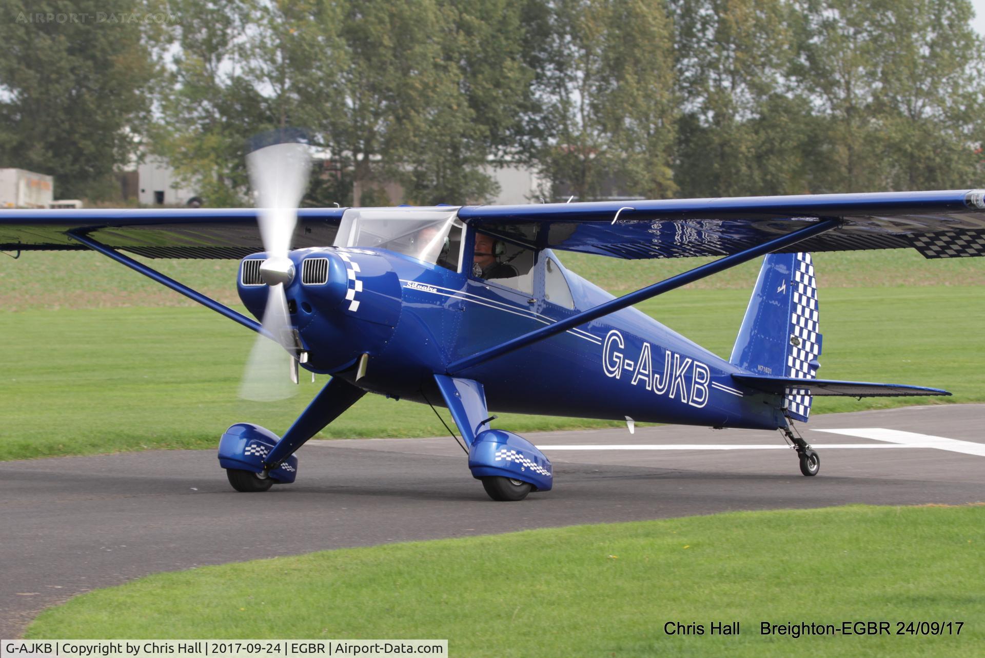 G-AJKB, 1946 Luscombe 8E Silvaire C/N 3058, at Breighton