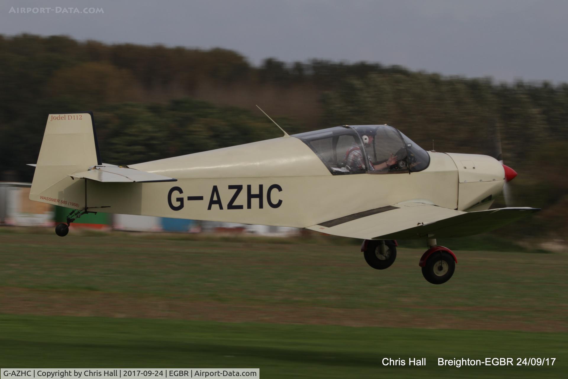 G-AZHC, 1958 Wassmer (Jodel) D-112 Club C/N 585, at Breighton