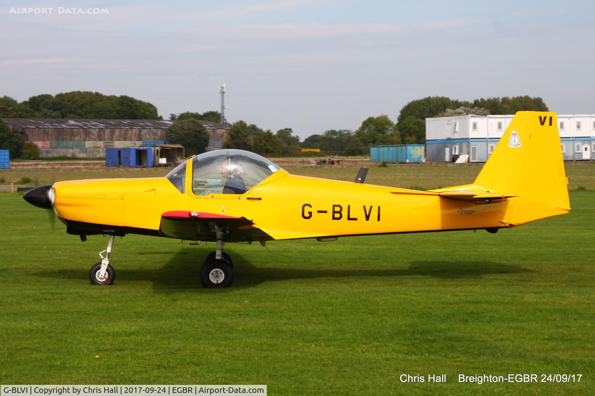 G-BLVI, 1986 Slingsby T-67M Firefly Mk2 C/N 2017, at Breighton