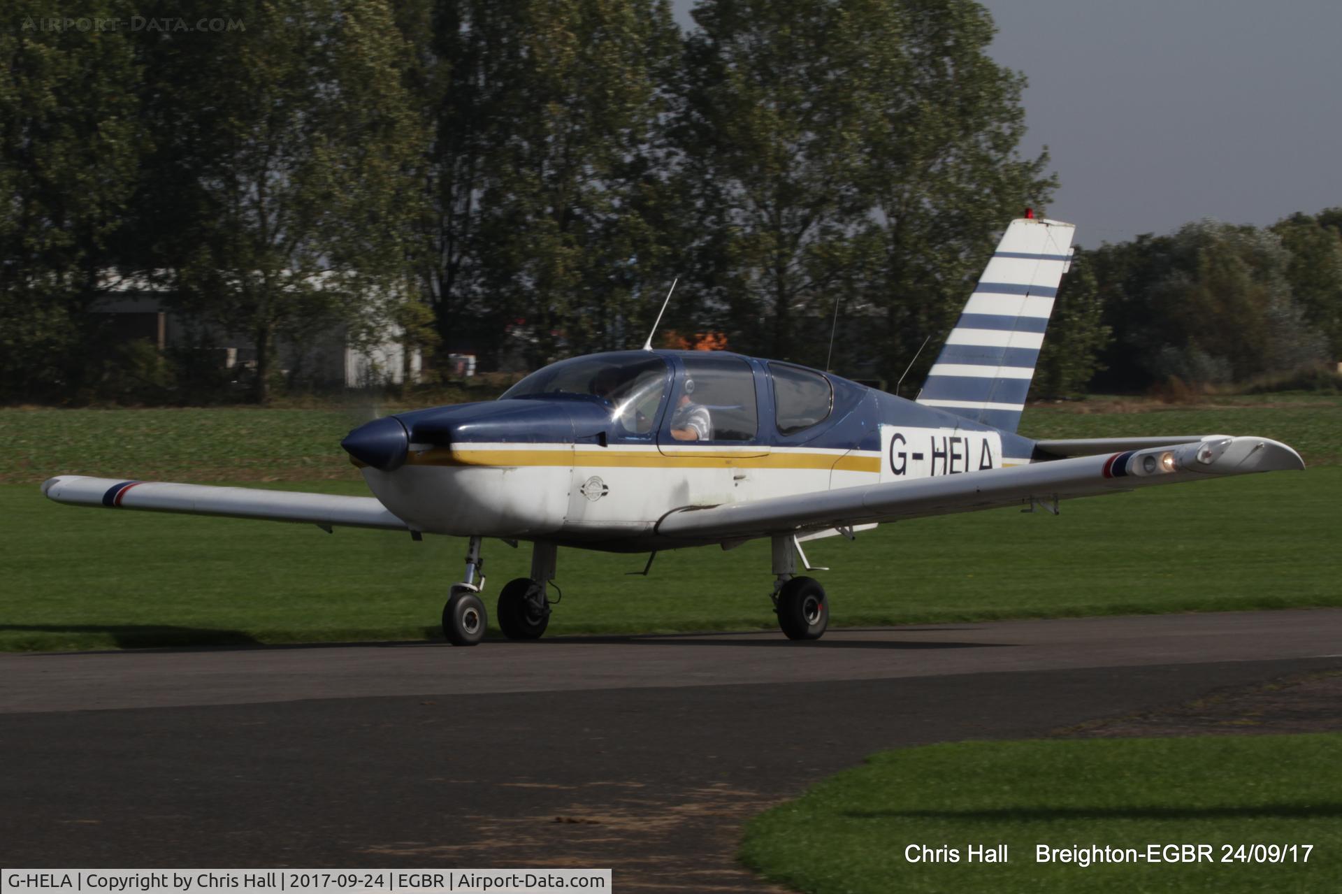 G-HELA, 1980 Socata TB-10 Tobago C/N 135, at Breighton